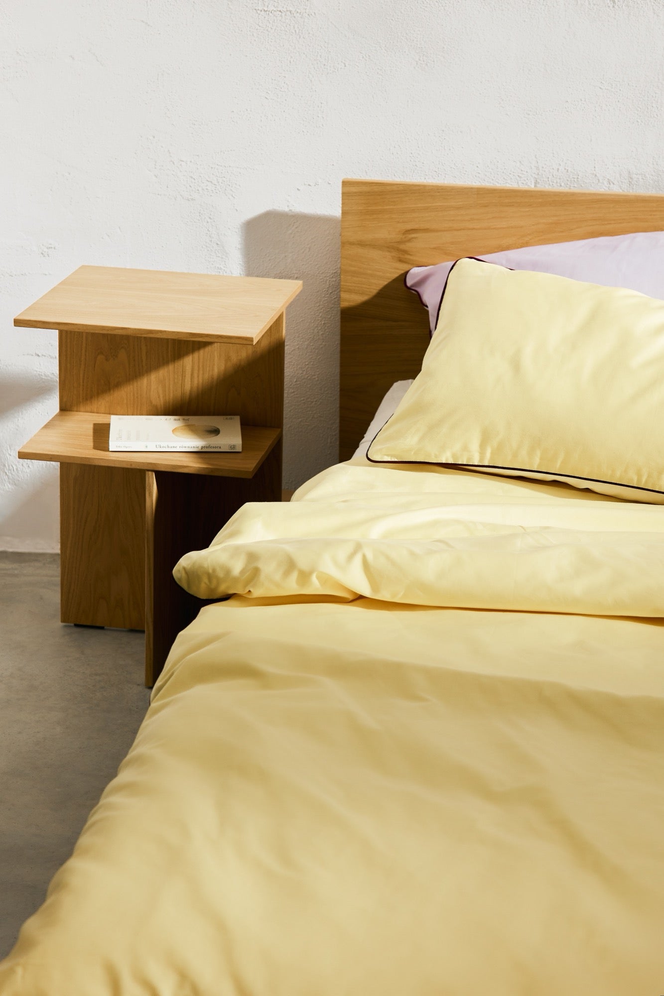 noo.ma OBA Dekbedovertrek - 150x200 cm - Sunny Yellow