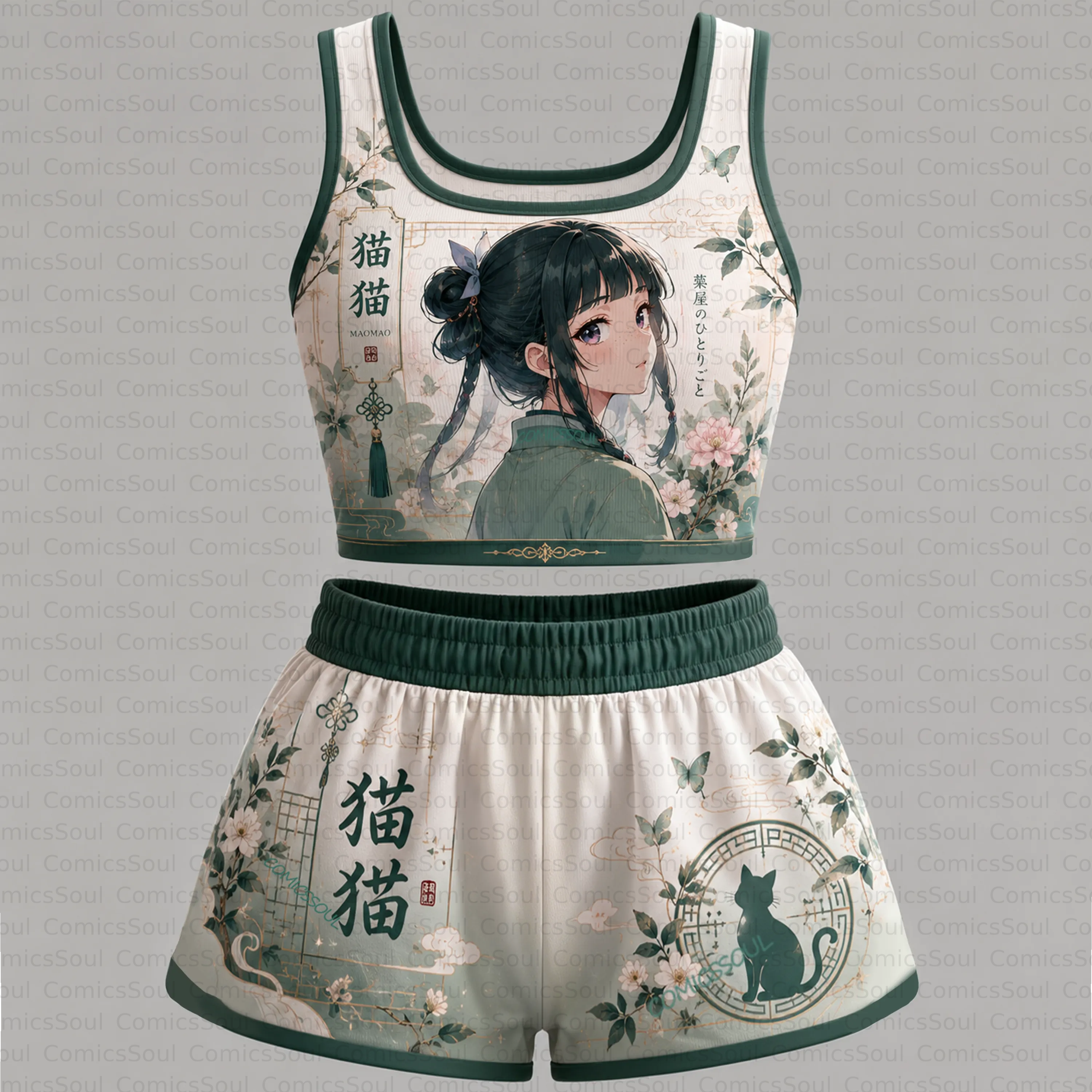 The Apothecary Diaries Vest and shorts Two-Piece Set