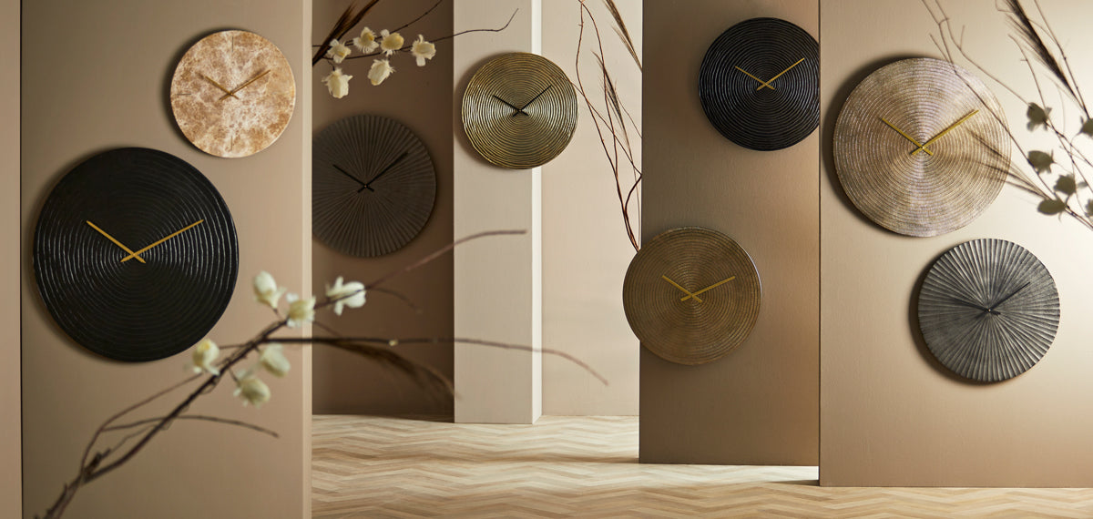 Light & Living - Klok CERVINO - 58x2x58cm - Zwart