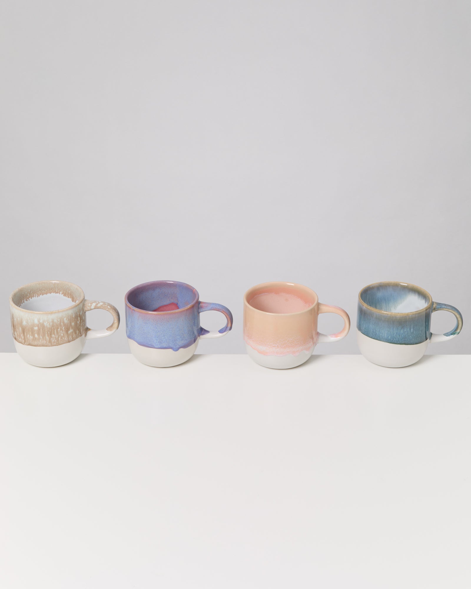 Coimbra Tasse groß Pastel Flow mix 4er-Set