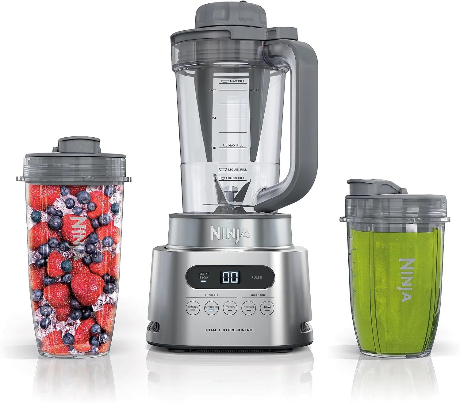 Ninja SS151 Twisti Blender Duo High Speed 1600 WP Smoothie Nutrition Extractor