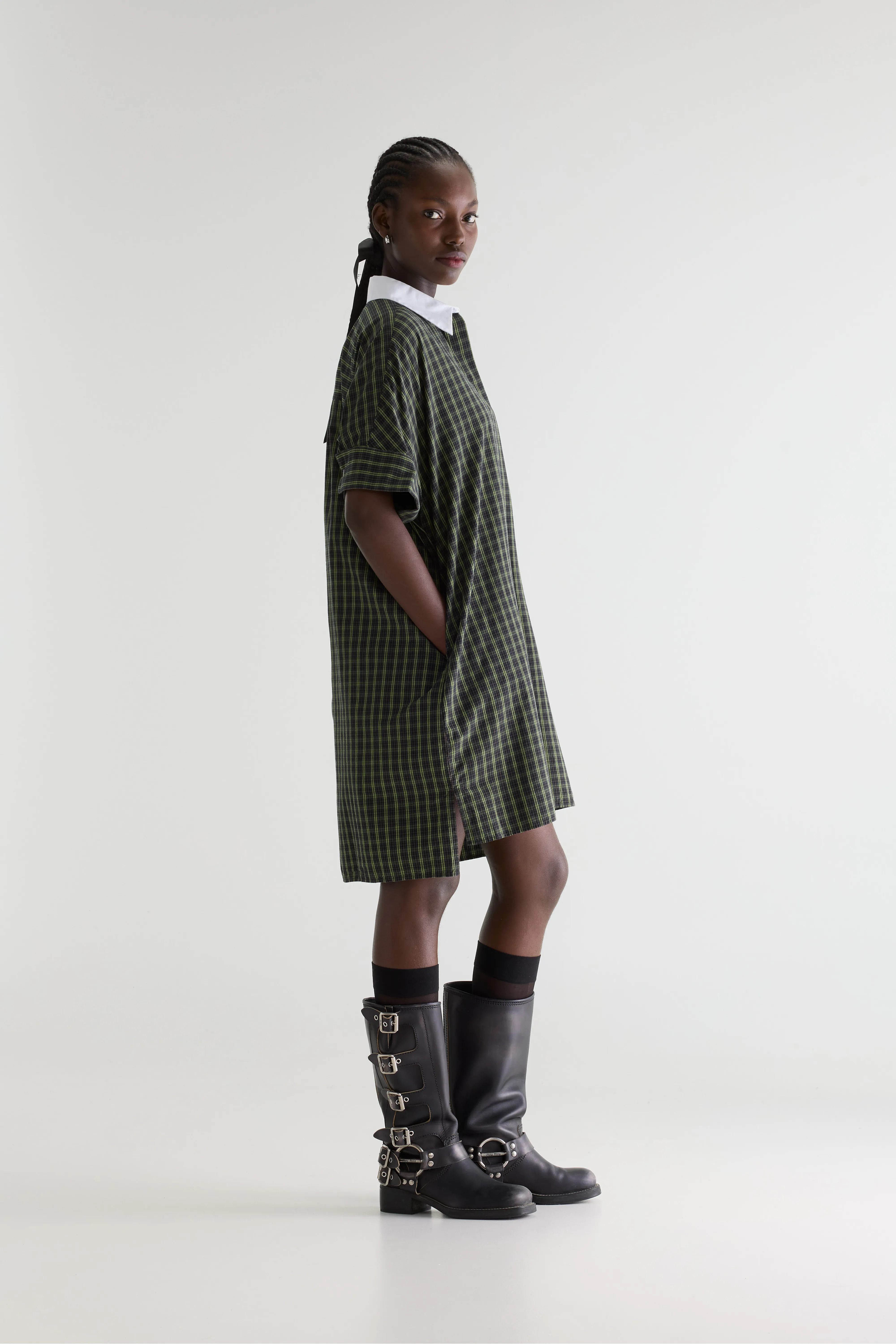 Bellerose Goldy checked shirt-dress (261 / W / CHECK J)
