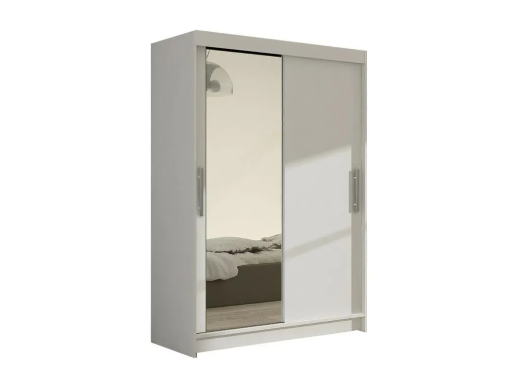 Armario Nidovia de puertas correderas, 200x120x58 cm, acabado natural kce1706329