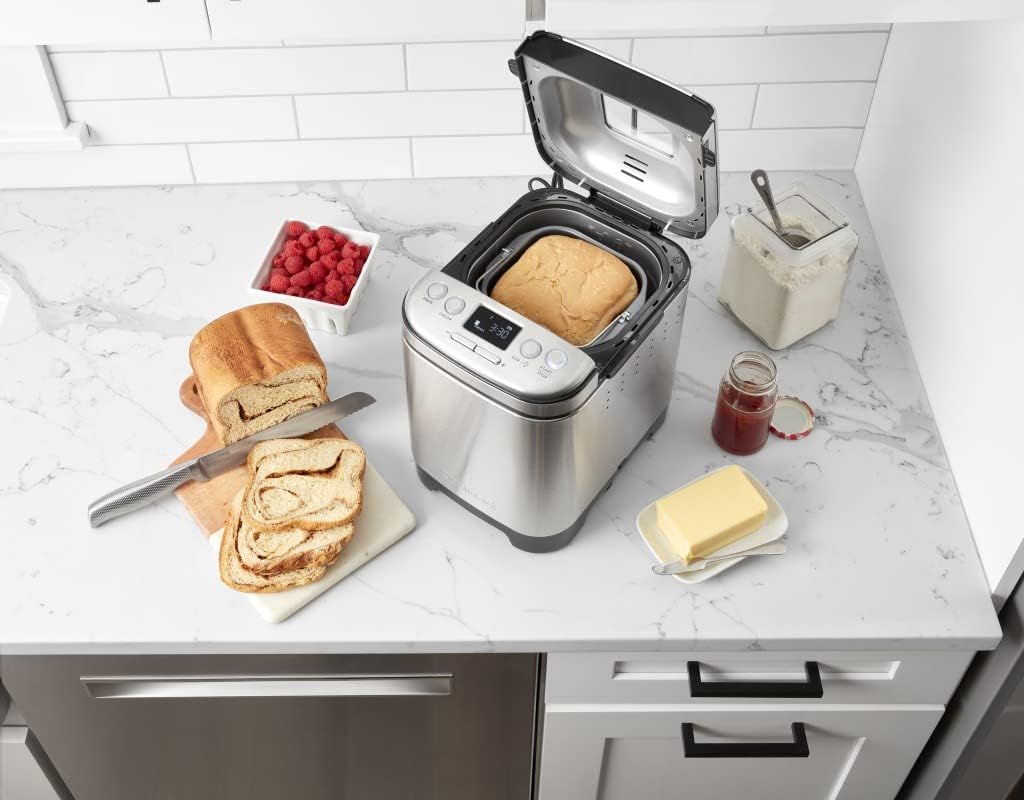 Cuisinart Bread Maker Machine, Compact and Automatic, Up to 2lb Loaves