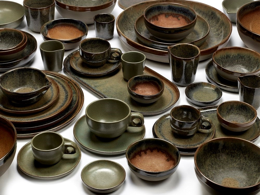 SERAX - Sergio Herman - Surface Tapasbord - Indy Grey - Set van 4