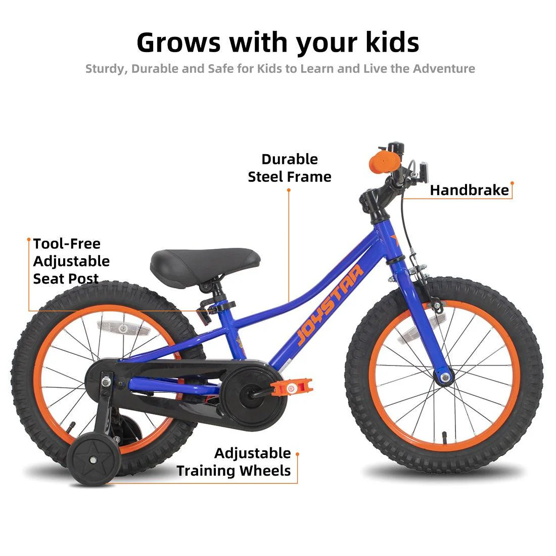 JOYSTAR NEO 20 Inch Kids Bike with Training Wheels