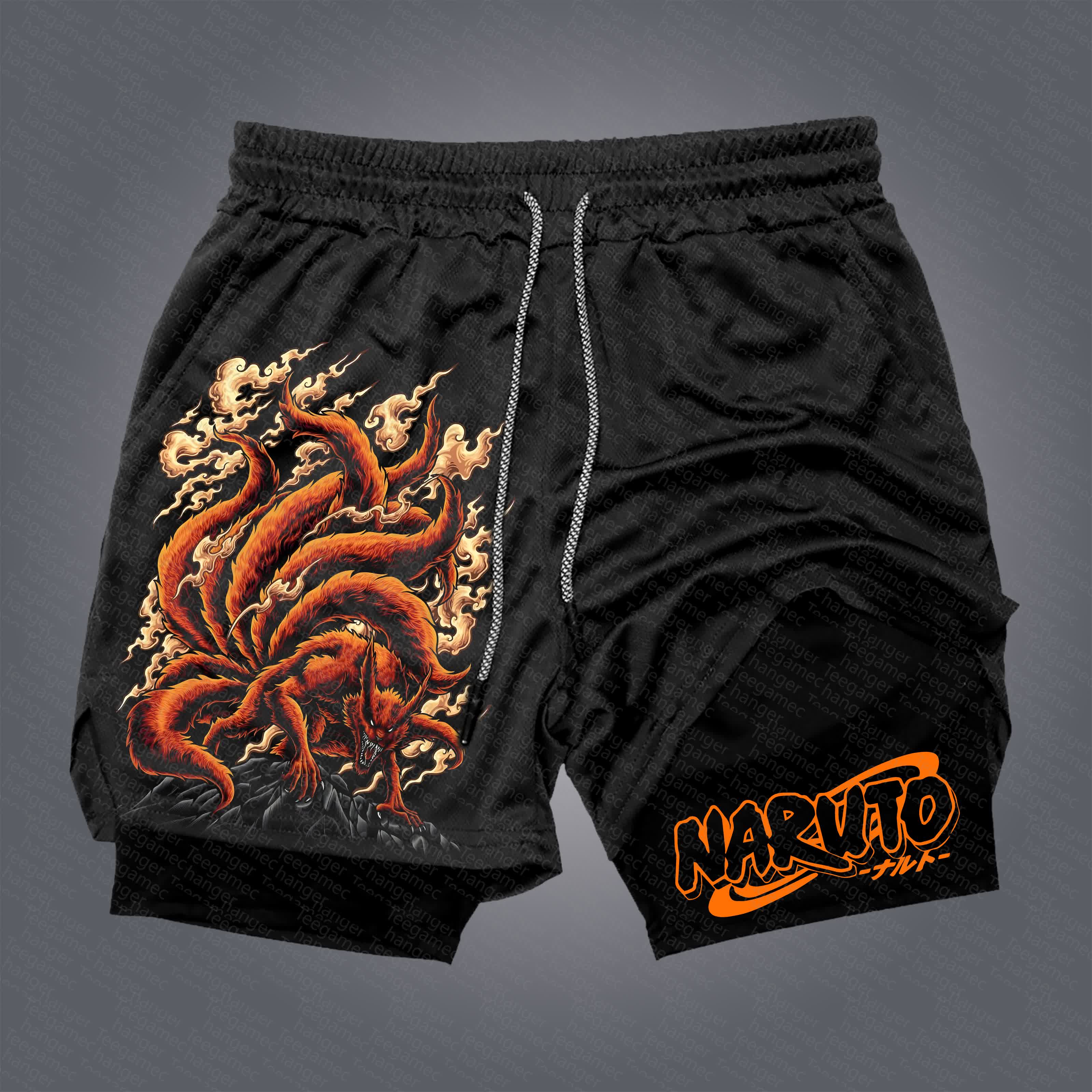 Unisex   Casual Anime Streetwear Shorts