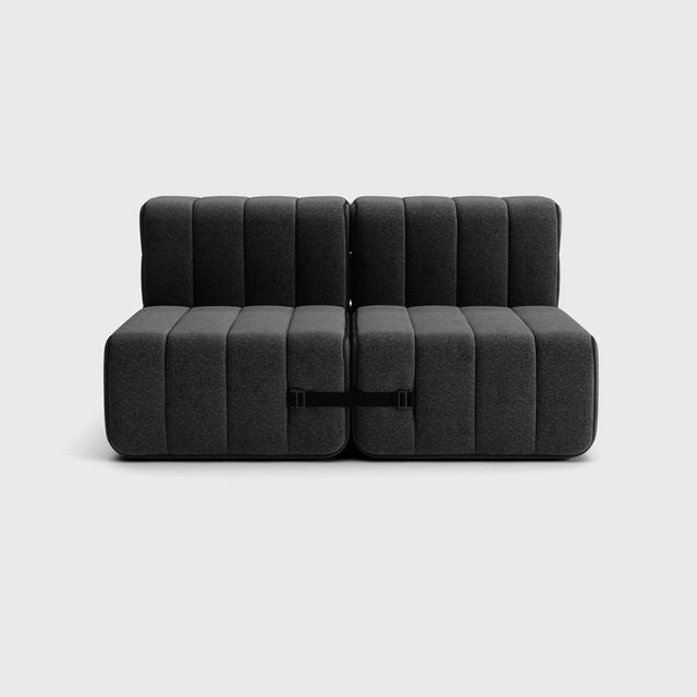 Curt-Set 4 - e.g. Flexibele 2-zitter - Dama - Donkergrijs