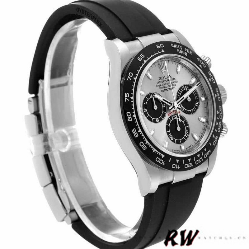 Rolex Daytona 116519 White Gold Grey Dial 40mm Mens Replica Watch