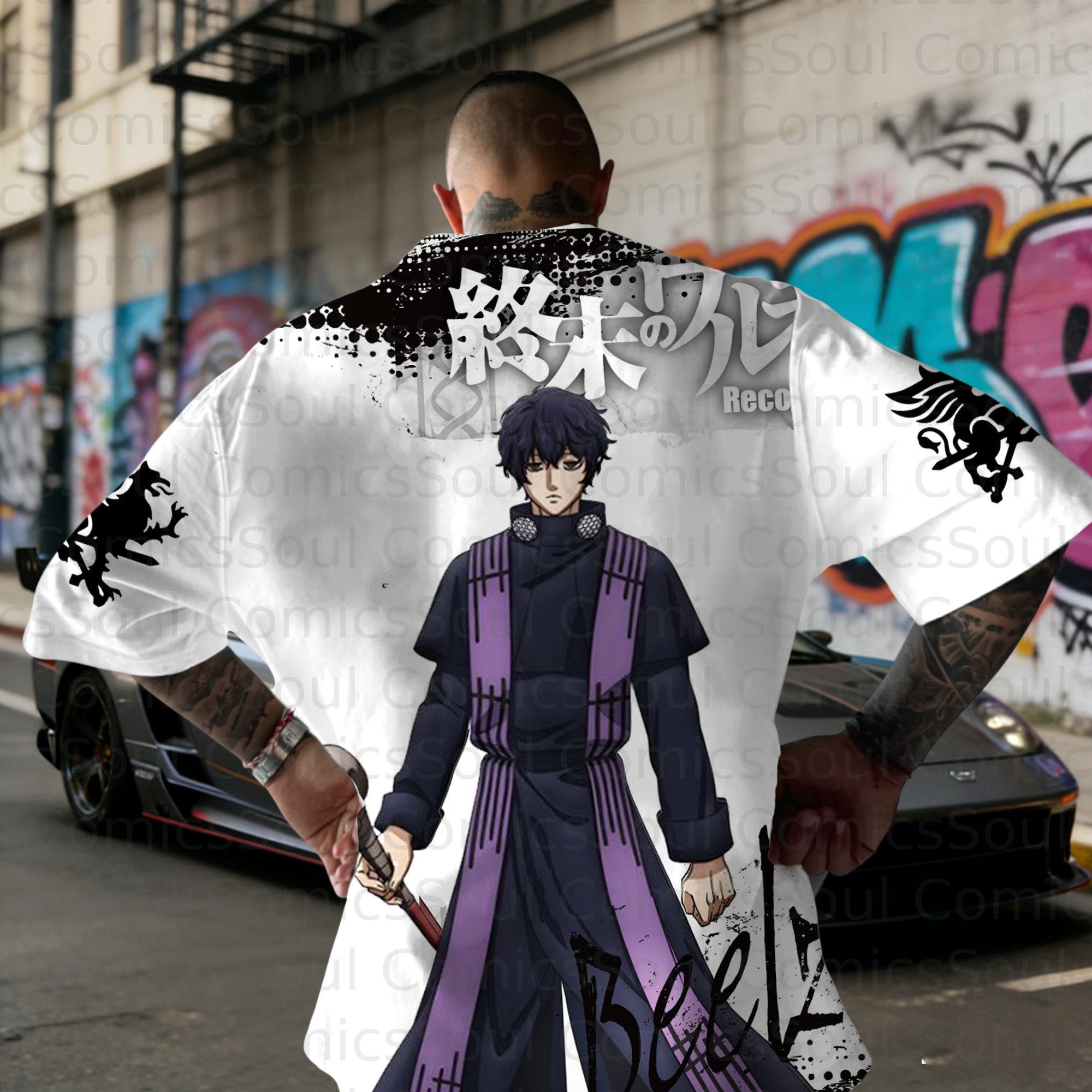 Unisex Anime Inspired Vintage T-Shirt