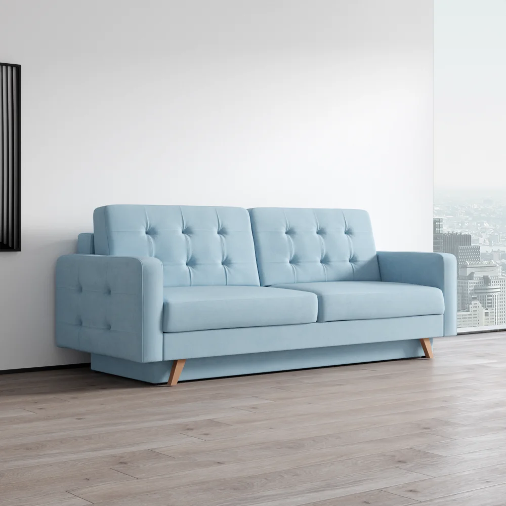 Meble Furniture Vegas Queen Sofa Bed with Storage, Multiple Colors - Image 13