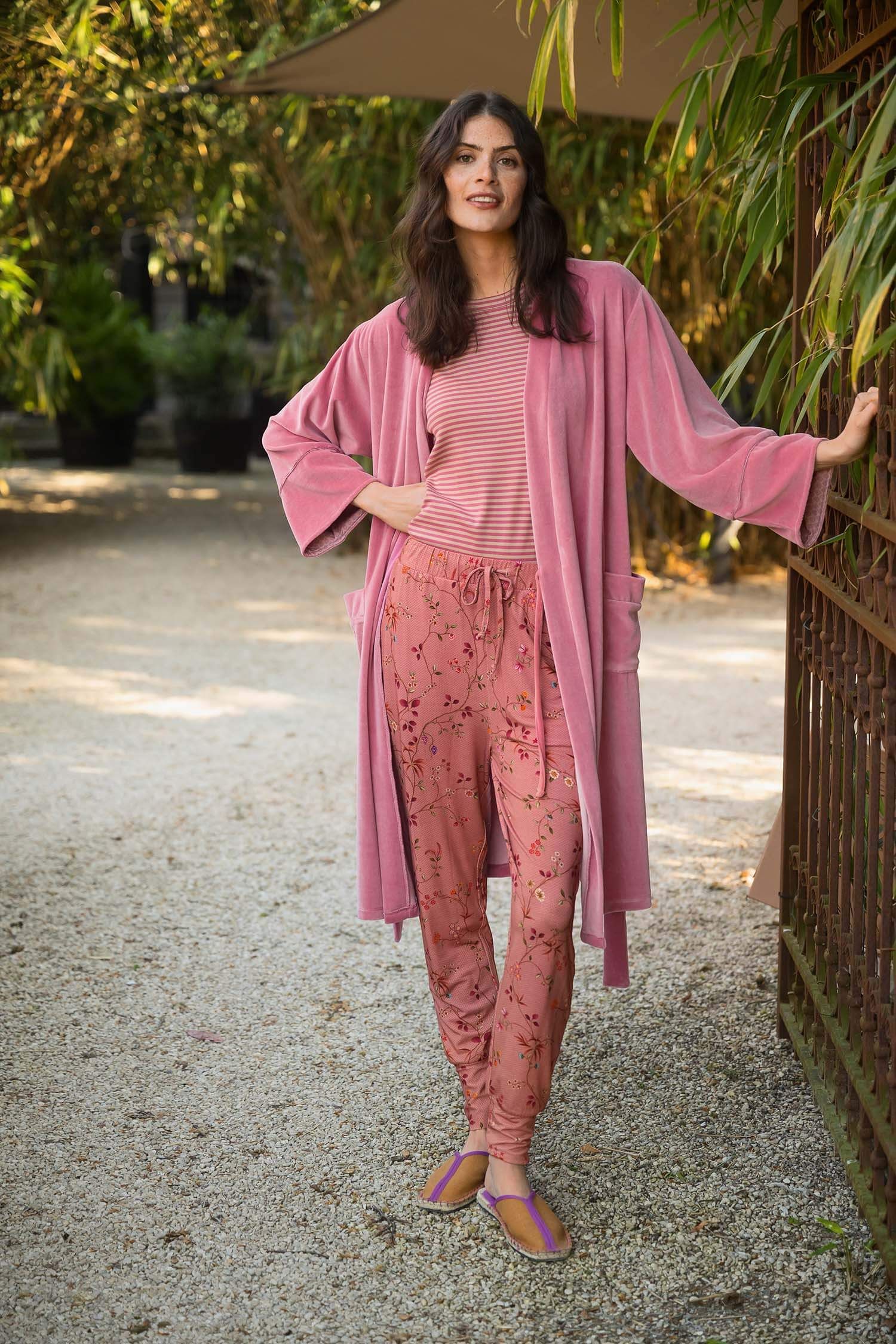 Bobien Long Trousers Delhi Dreams Pink