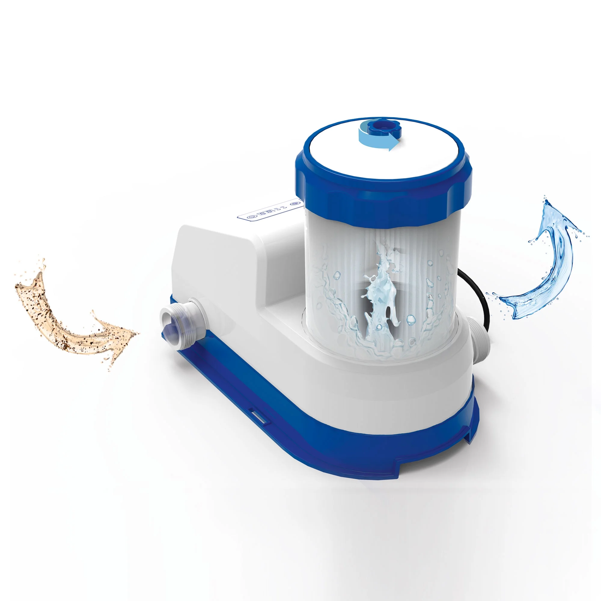 Flowclear 2000 Gal Smart Touch Wifi Above-Ground Pool Pump - Image 2