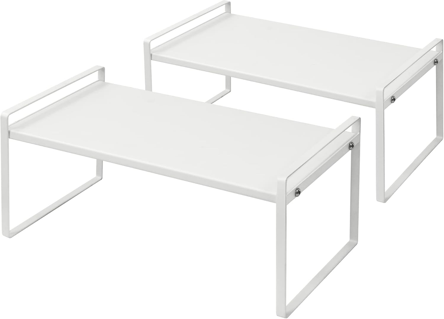 Nxconsu 2 Pack Cabinet Shelf Organizer 16.1