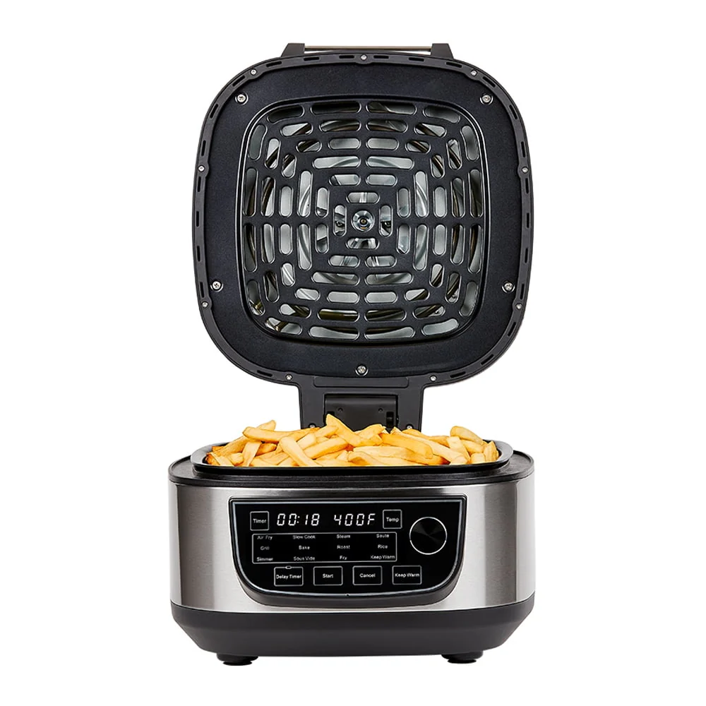 Grill Air Fryer Combo Plus, Indoor Grill / Air Fryer, Stainless Steel - Image 7