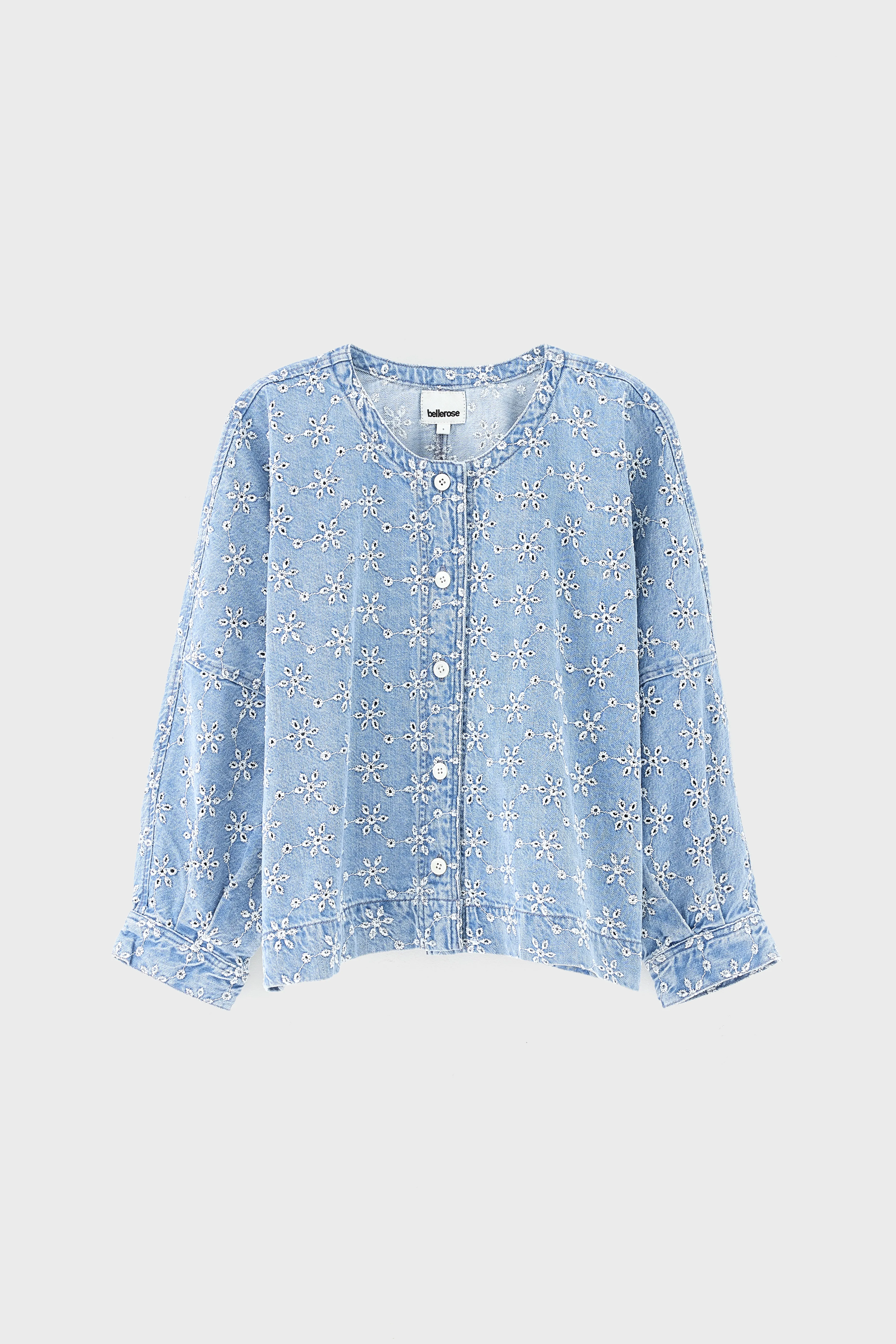 Bellerose Pinda denim blouse (261 / W / MEDIUM BLEACH)