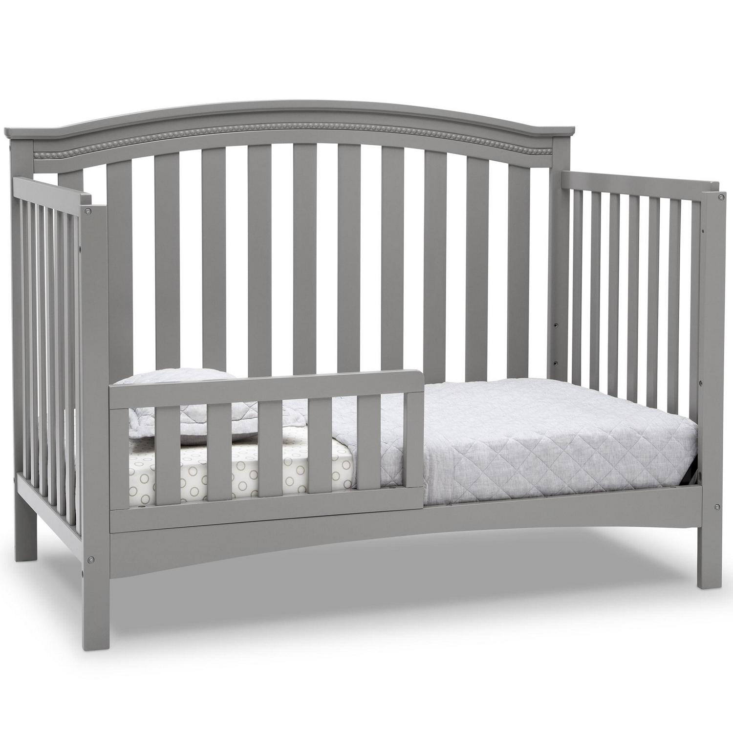 Delta Children Waverly 6-in-1 Convertible Baby Crib. Grey - Image 3