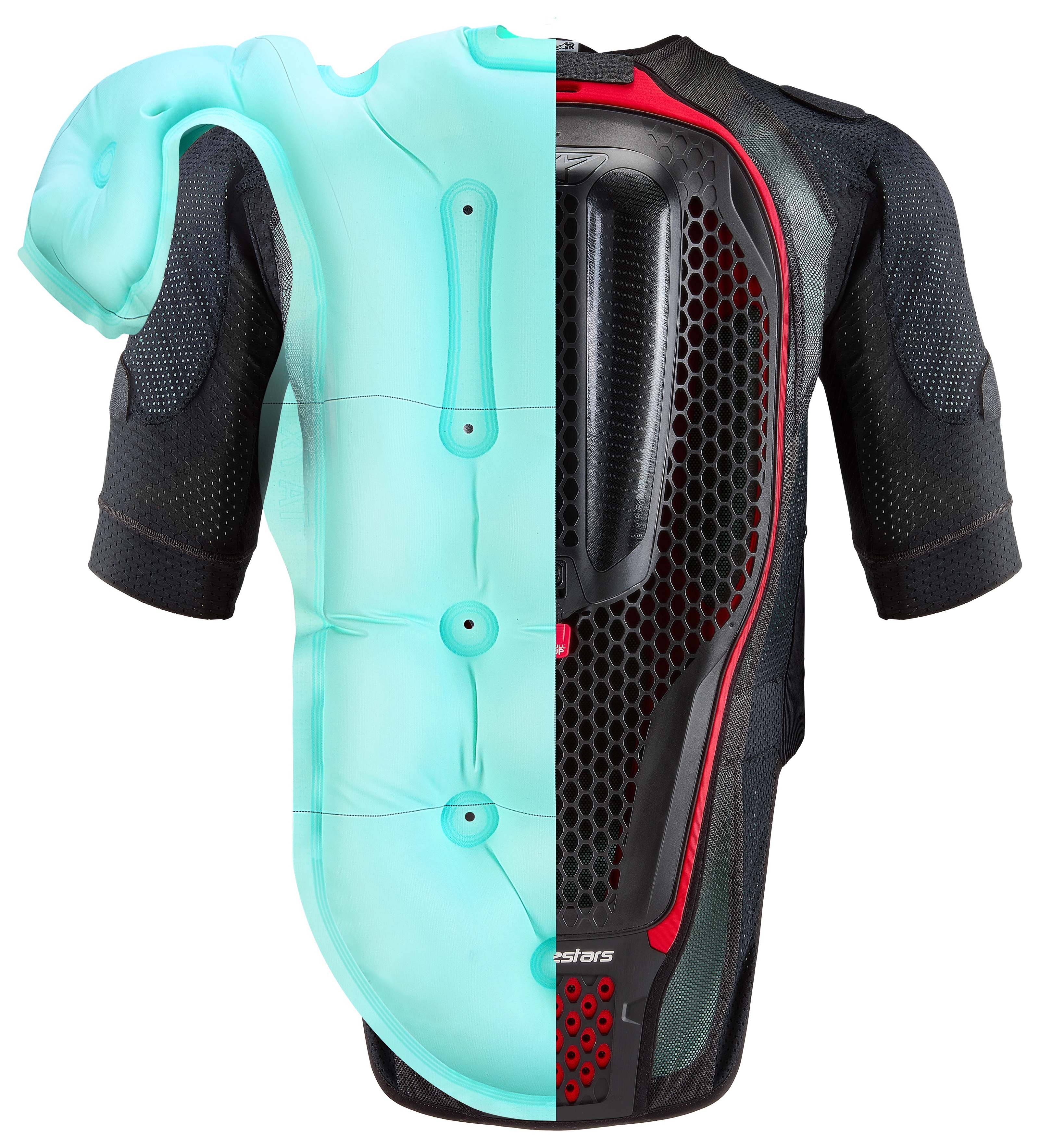 SportsBikeShop Alpinestars Tech-Air 7X Airbag System Black/Red / XL [Open Box]
