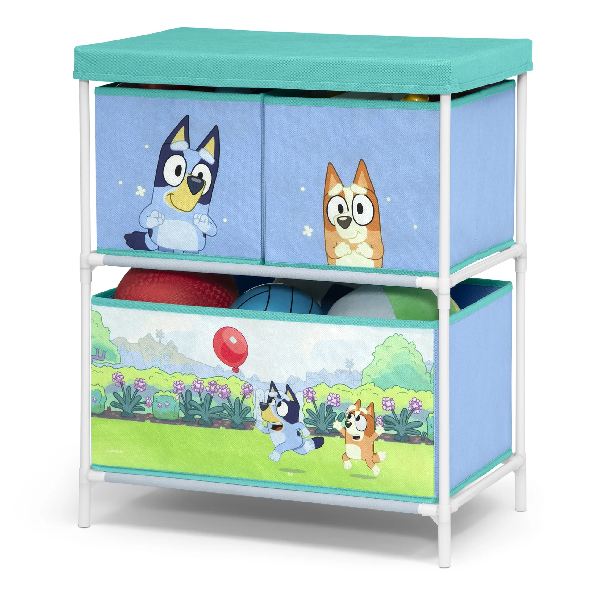 Bluey 3-Piece Toddler Bedroom Set by Delta Children, Blue - Image 9