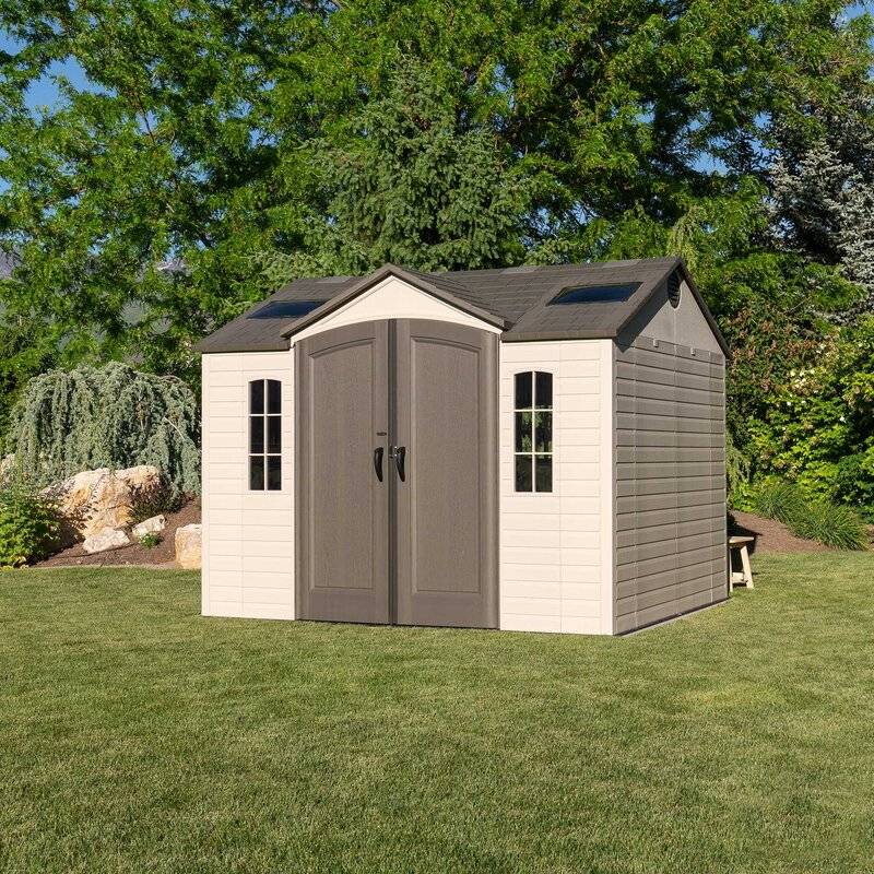 WAYFAIR Side 10 Ft. W X 8 Ft. D Plastic Storage Shed