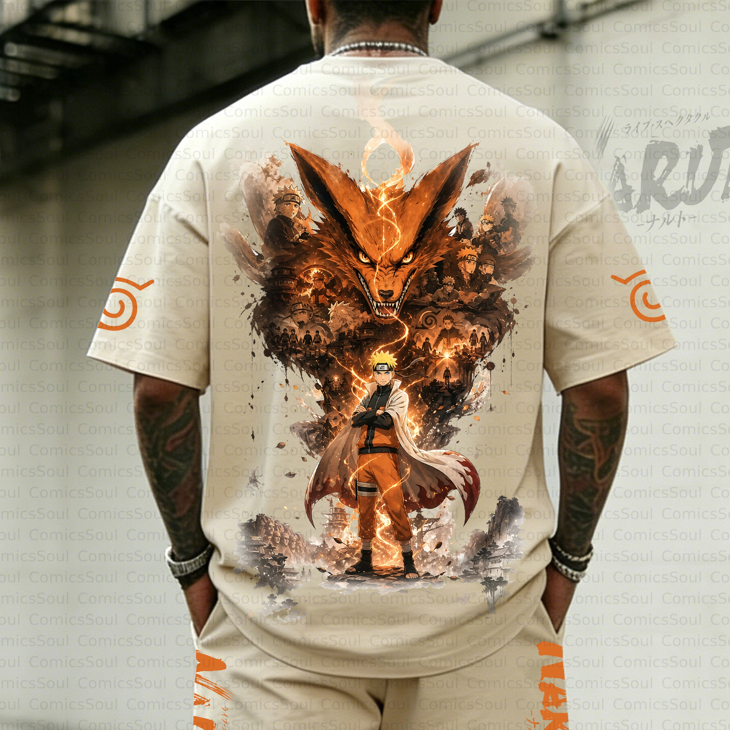 Unisex Anime Inspired Vintage T-Shirt