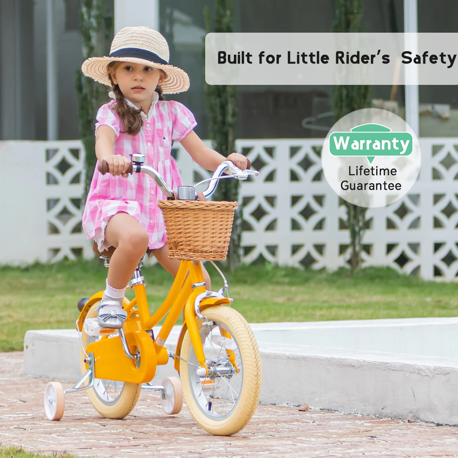 Glerc Little Molly 12 inch Kids Girls Bike for1 2-4 Years Old Child and Toddler,gifts,Pink - Image 23