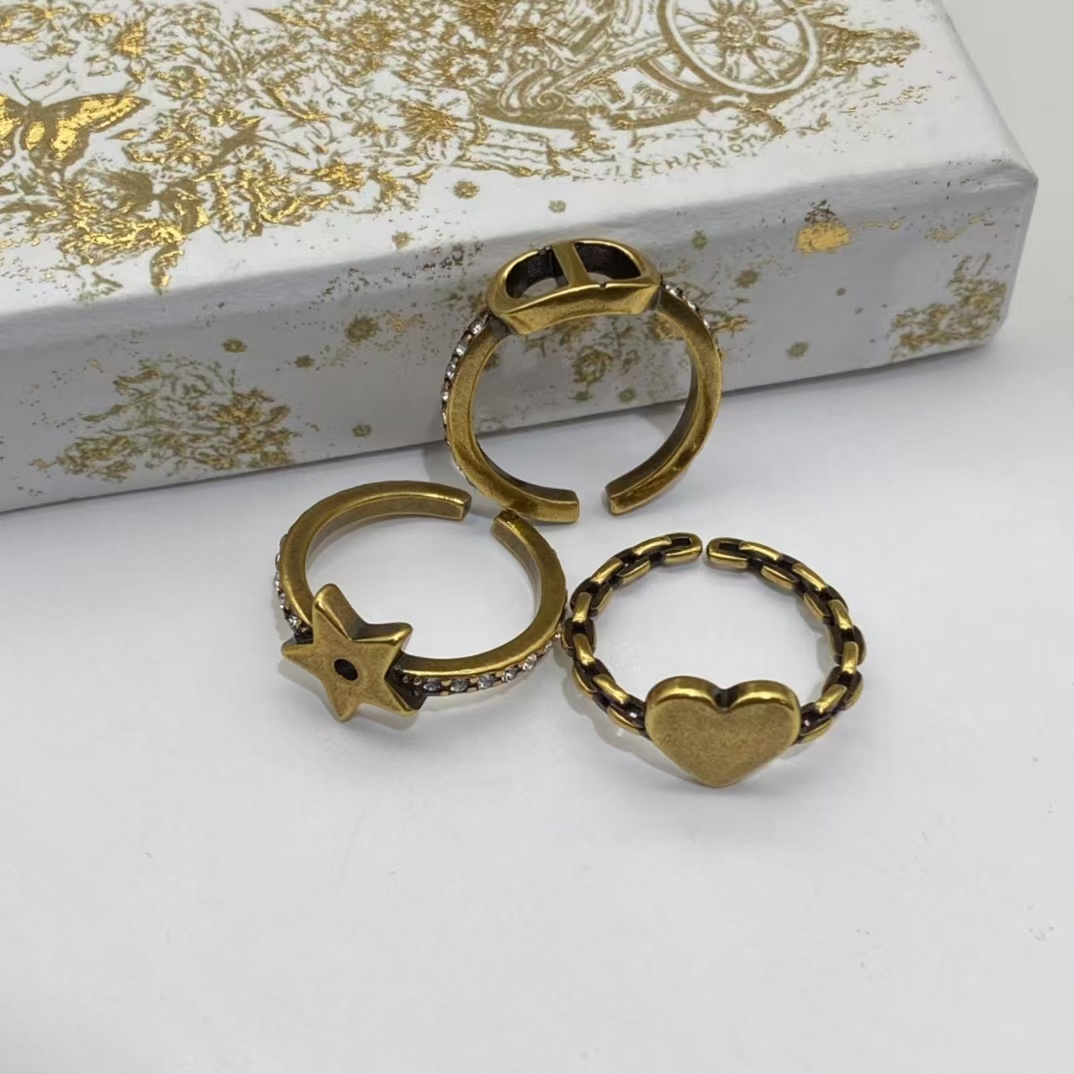 Dior Stacked Rings - 3 Pieces - Original Replica Club