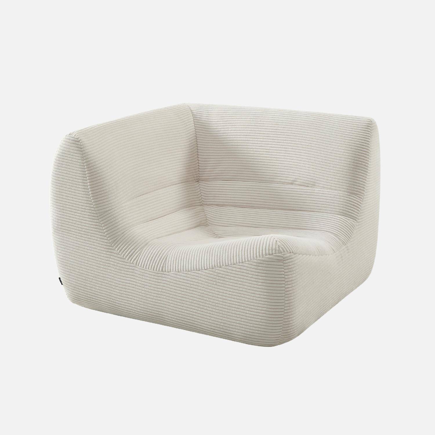 Sokol pana - Sillón esquinero de pana