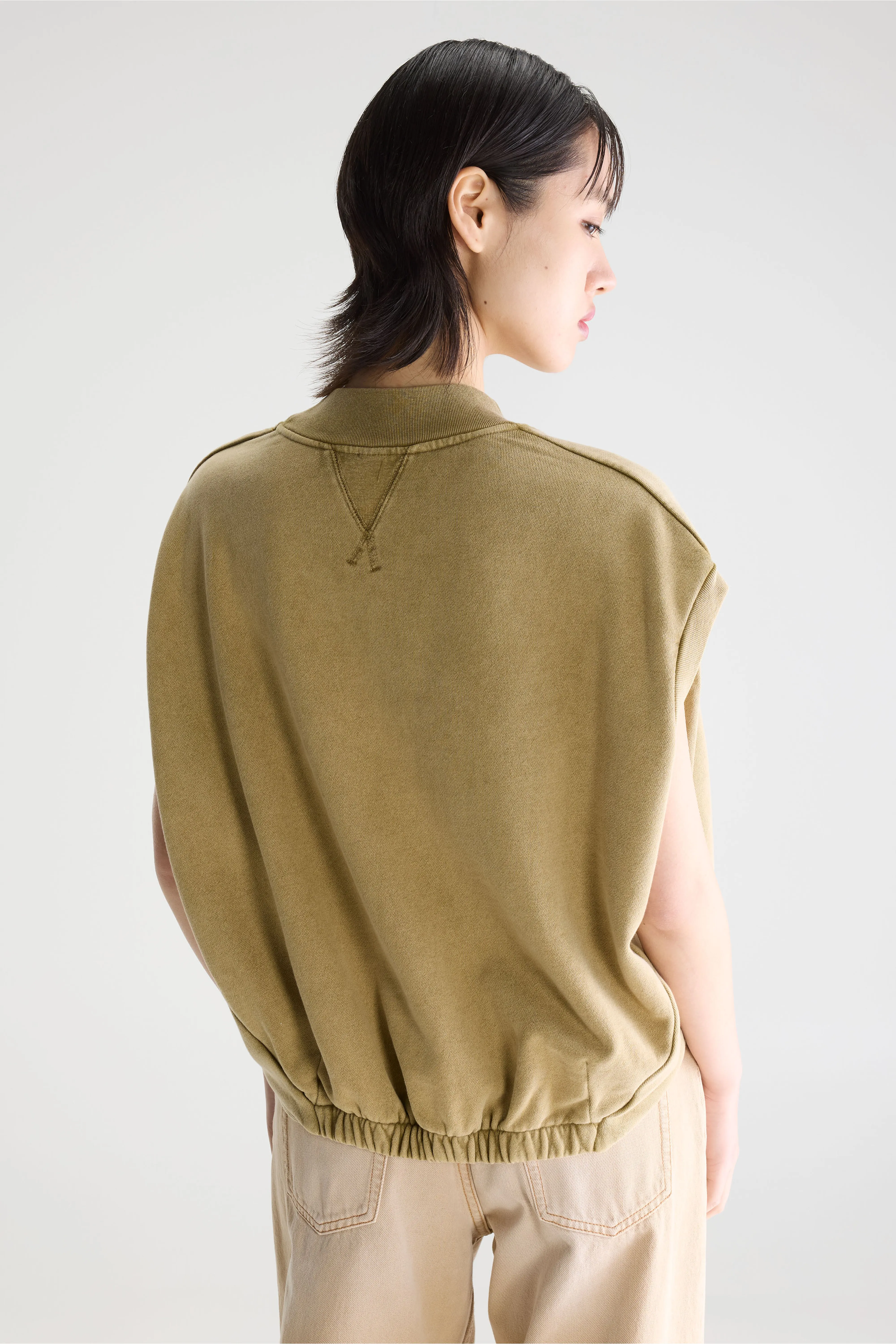 Bellerose Fytom sleeveless sweatshirt (261 / W / VETIVER)