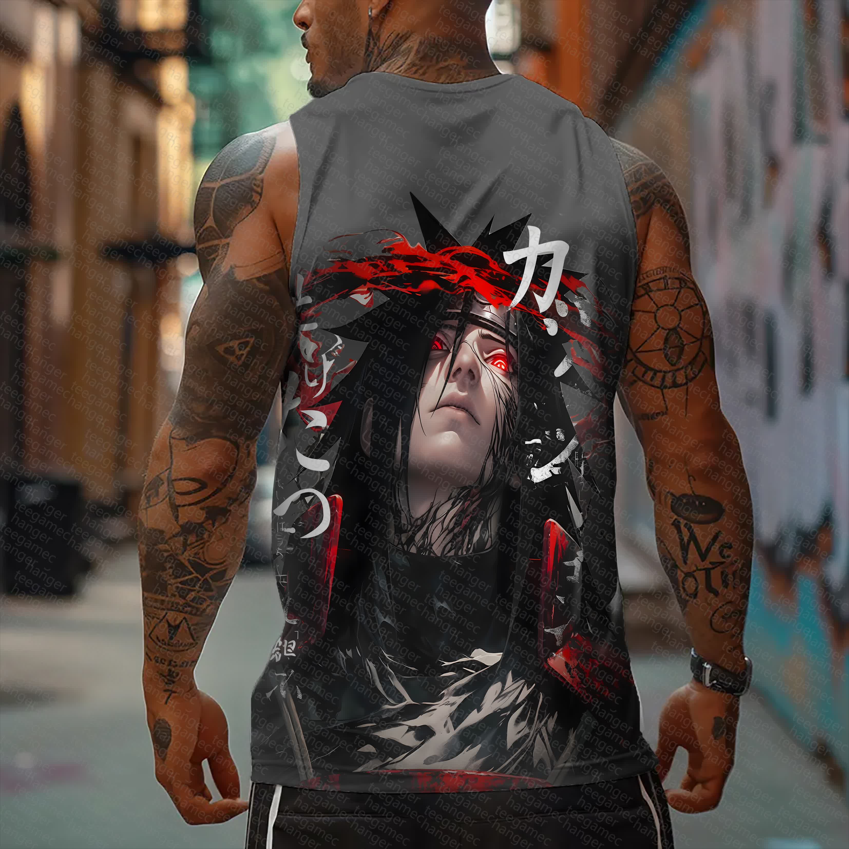 Unisex   Casual Anime  Tank Top
