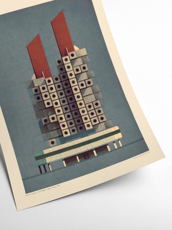 PSTR studio - Sander Patelski - Kisho Kurokawa The Nakagin Capsule Tow