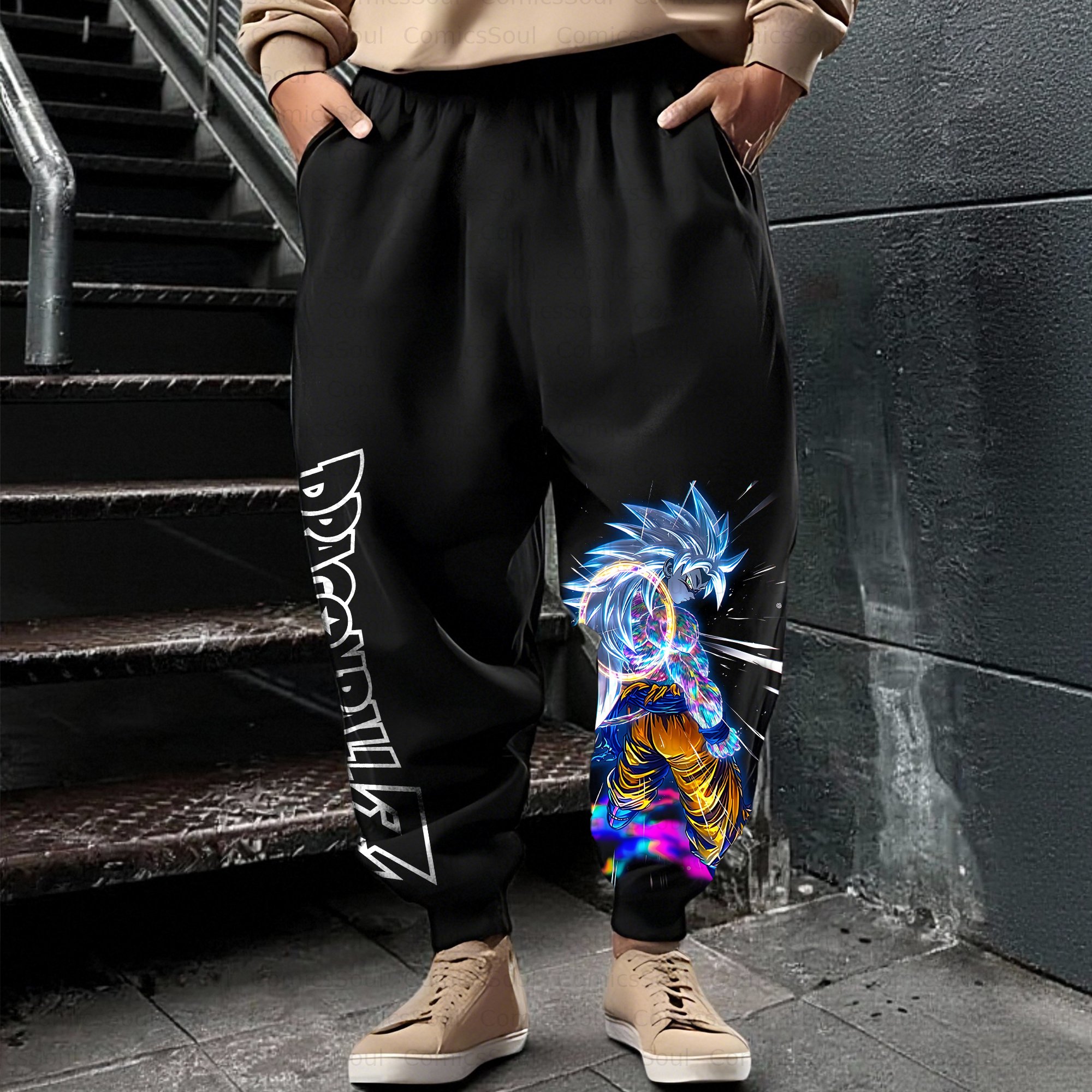 Unisex Casual Anime Streetwear Pant