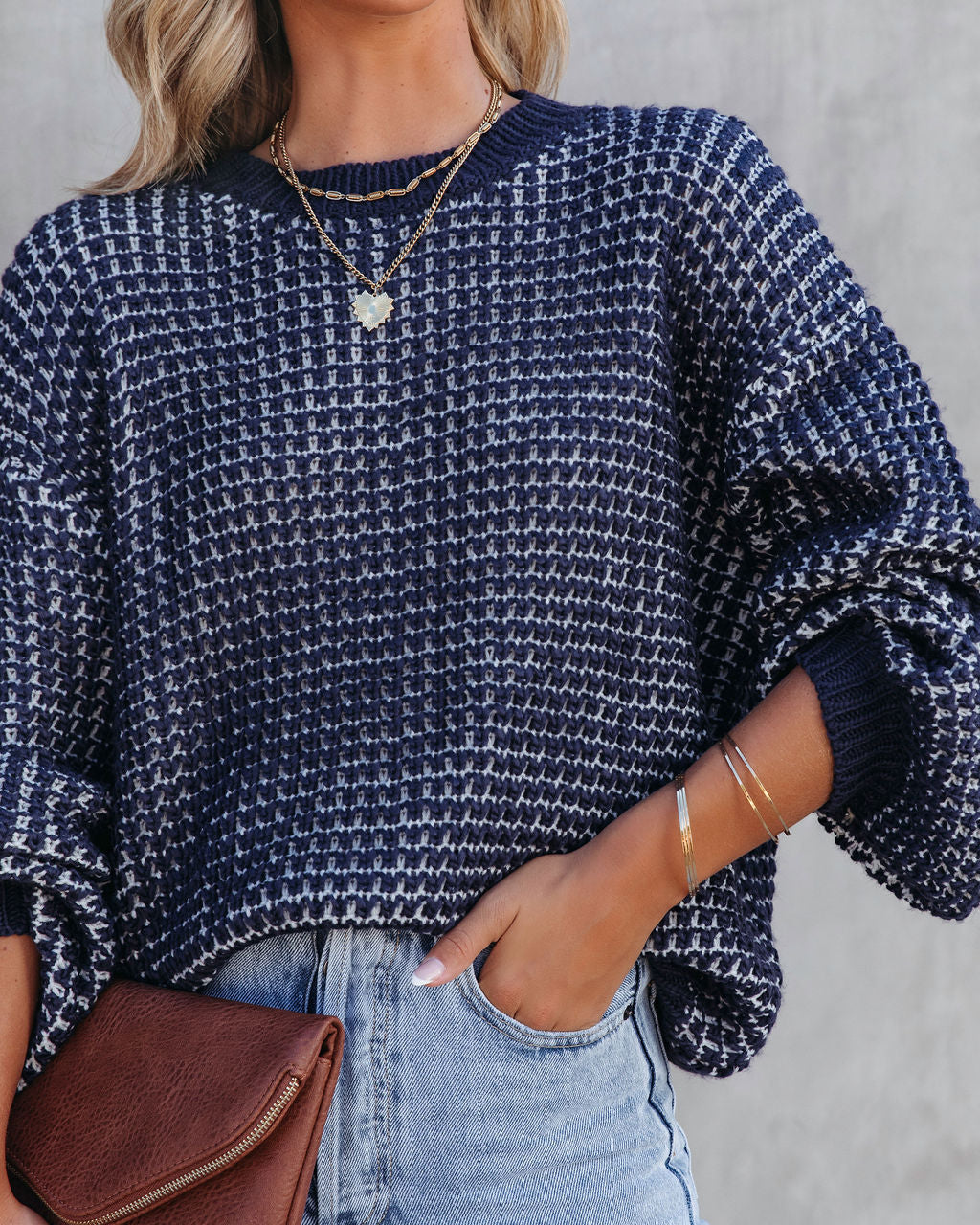 Tabitha Knit Pullover Sweater - Se7enfashion