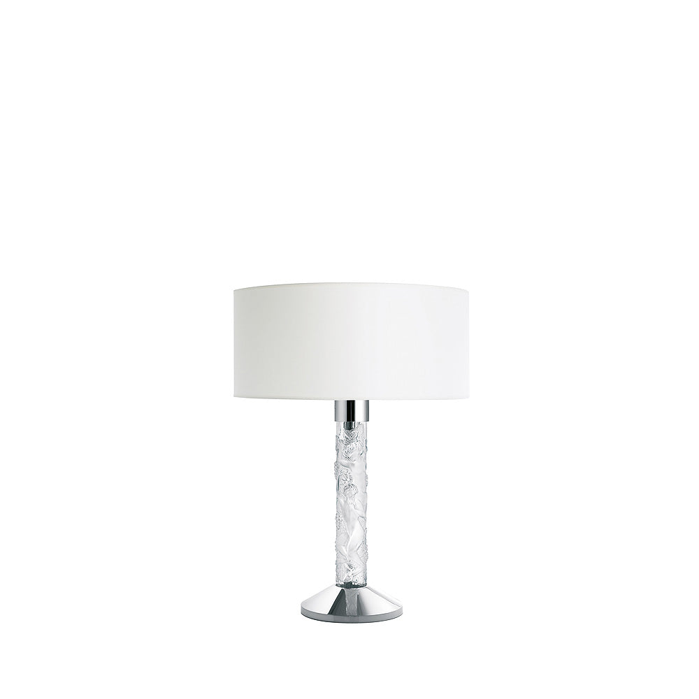 LAMPE FAUNES - CRISTAL INCOLORE, FINITION CHROMÉ