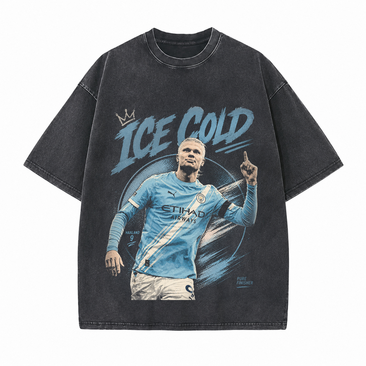 Pure Finisher Football Athlete Printed Unisex Washed T-Shirt