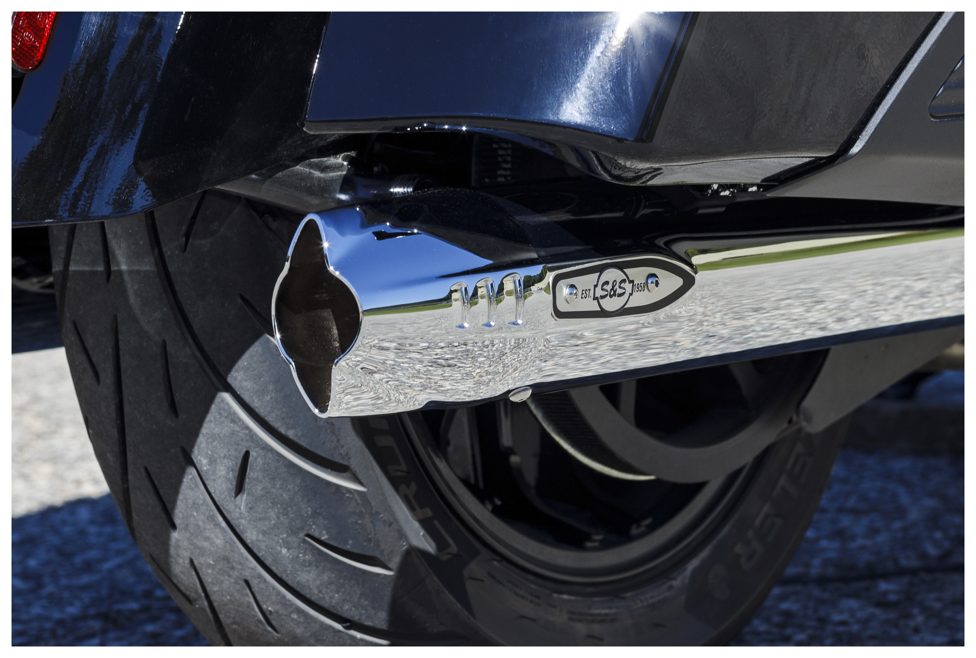 SportsBikeShop S&S Cycle Fishtail Slip-Ons For Indian Touring 2014-2025