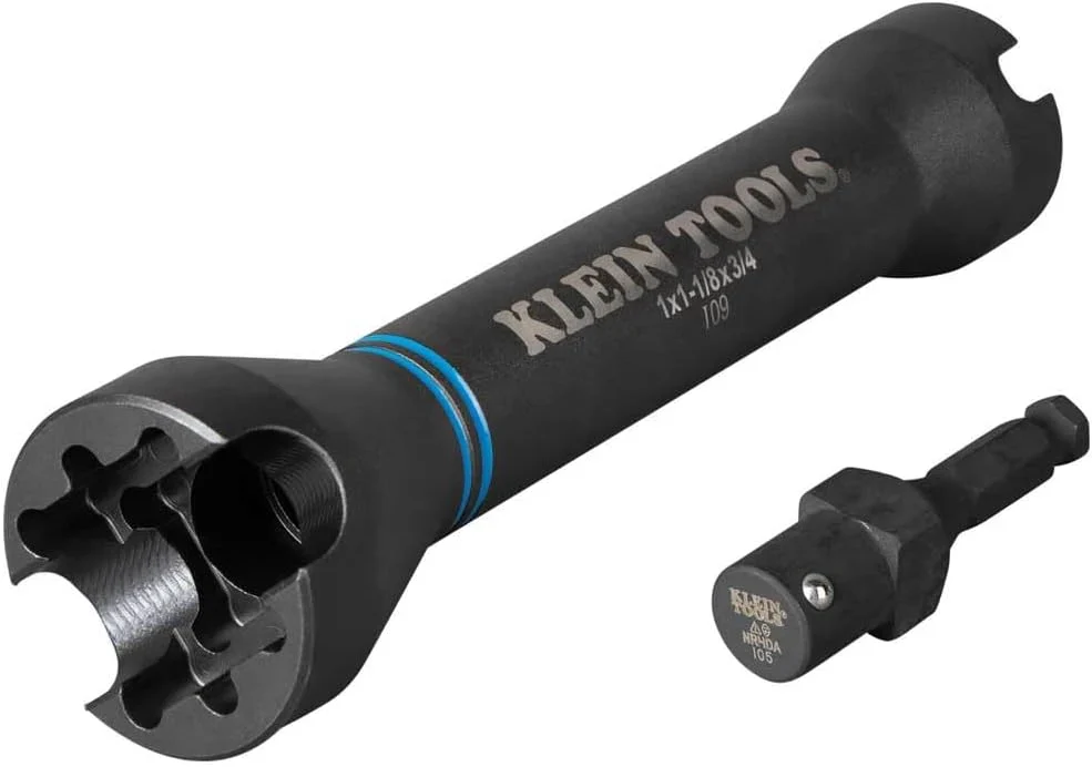 Klein Tools Single-Ended Impact Socket, 3/4-Inch, 1-Inch And 1-1/8-Inch - NRHD3 - Image 5 Klein Tools Single-Ended Impact Socket, 3/4-Inch, 1-Inch And 1-1/8-Inch - NRHD3 - Image 5