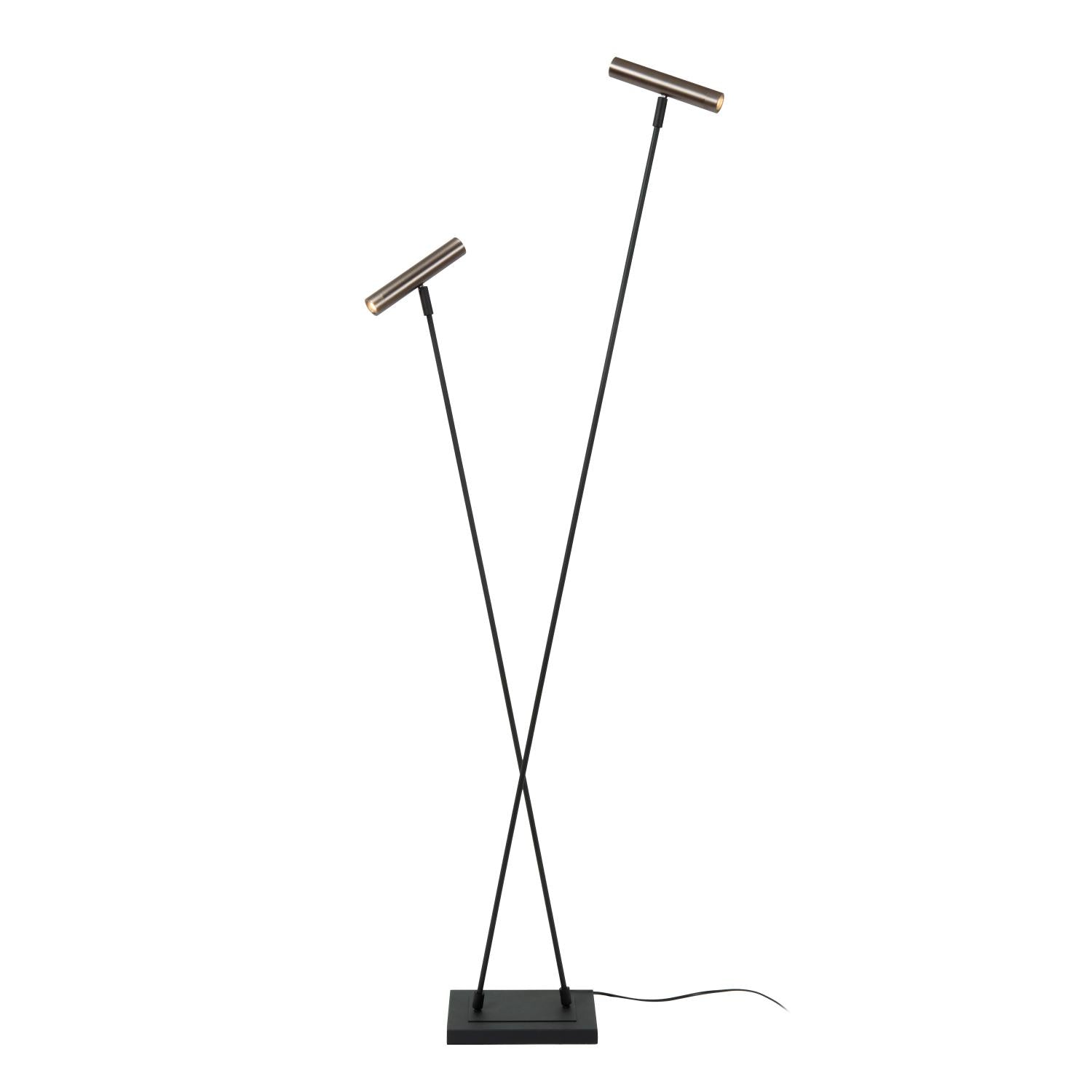 Lucide DUARTE Vloerlamp - Grijs ijzer