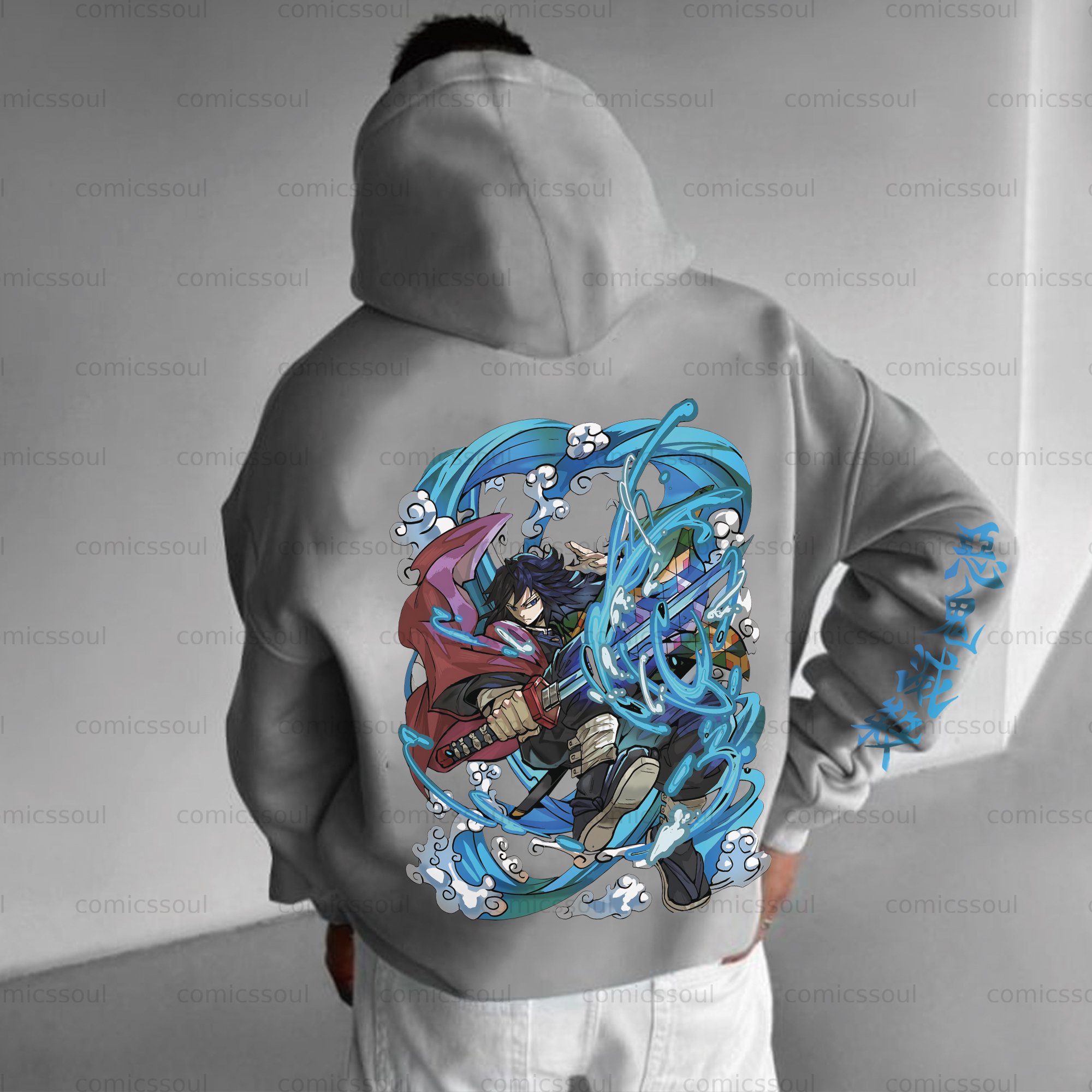 Unisex Anime Graphic Streetwear Vintage Hoodie