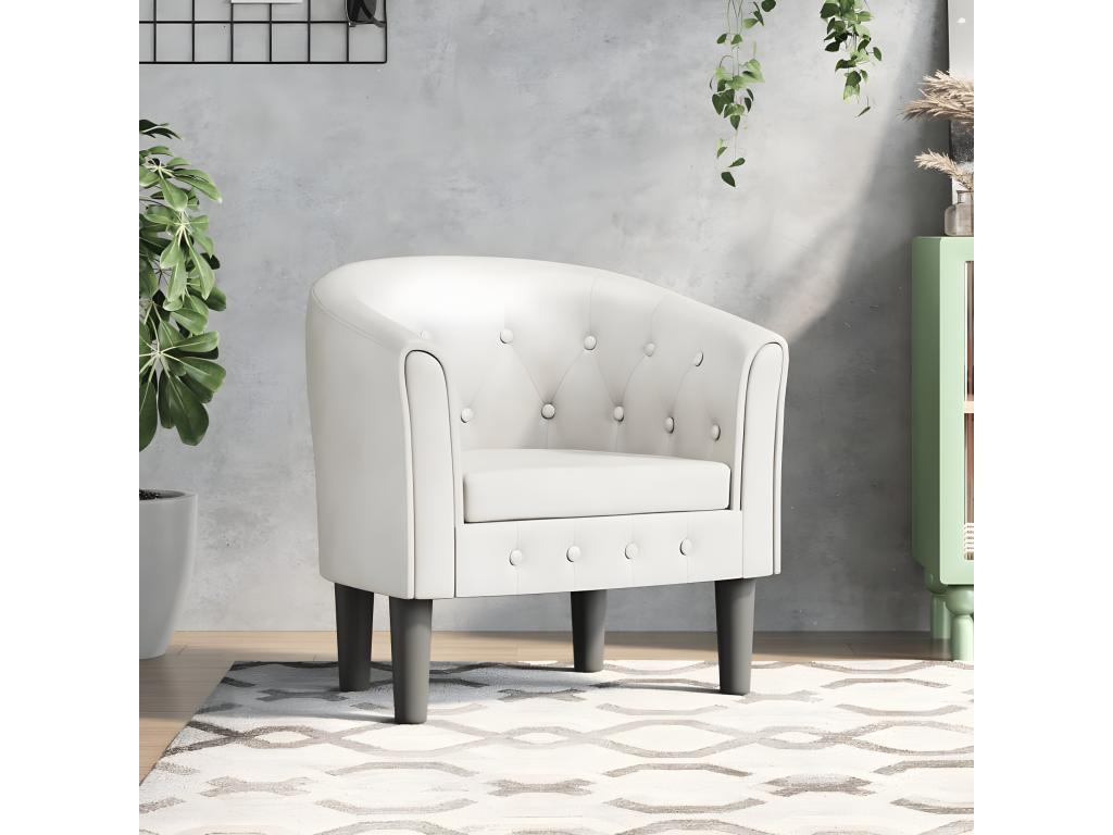 Sillón convertible en piel sintética Nestleano