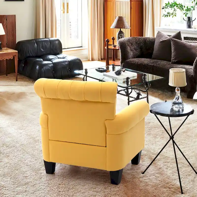 Pellebant Contemporary Club Armchair - Stylish Accent Chair for Living Room
