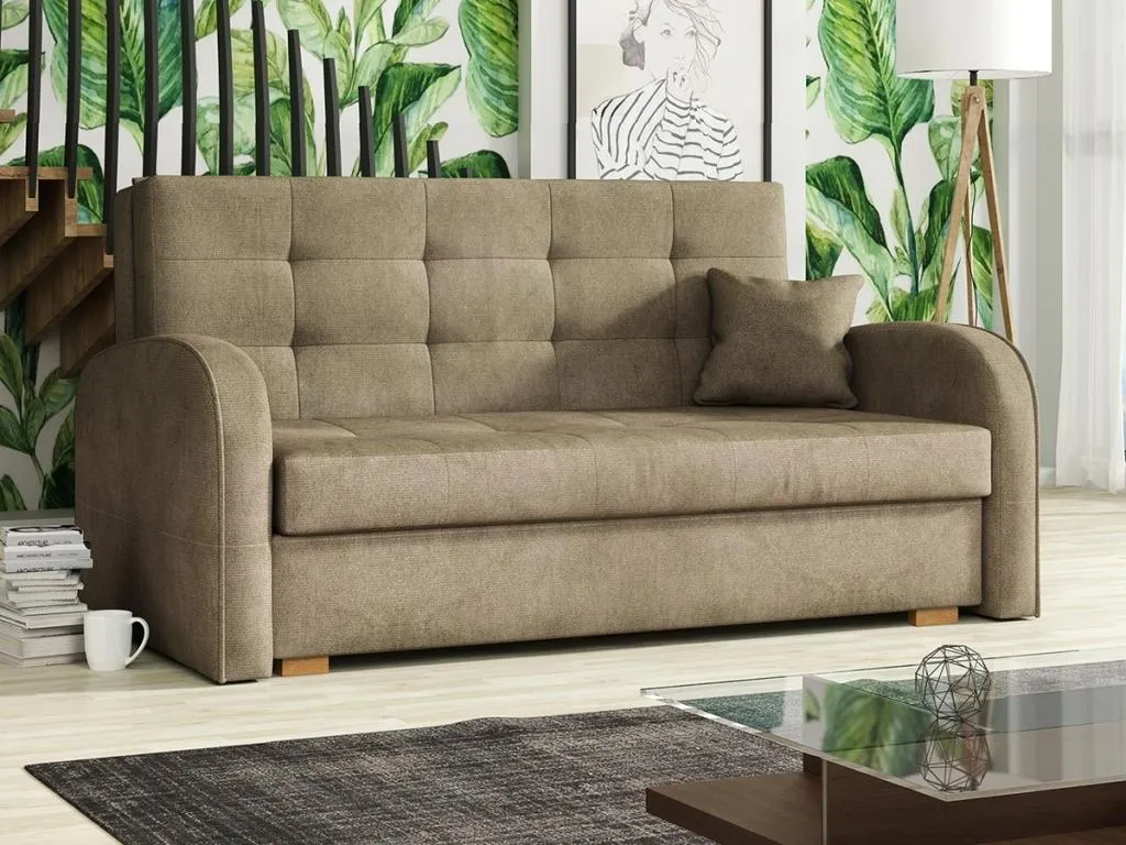 Sofá-cama Hogarsens 116 Caja de ropa de cama 85x153x98cm Muebles ya montados