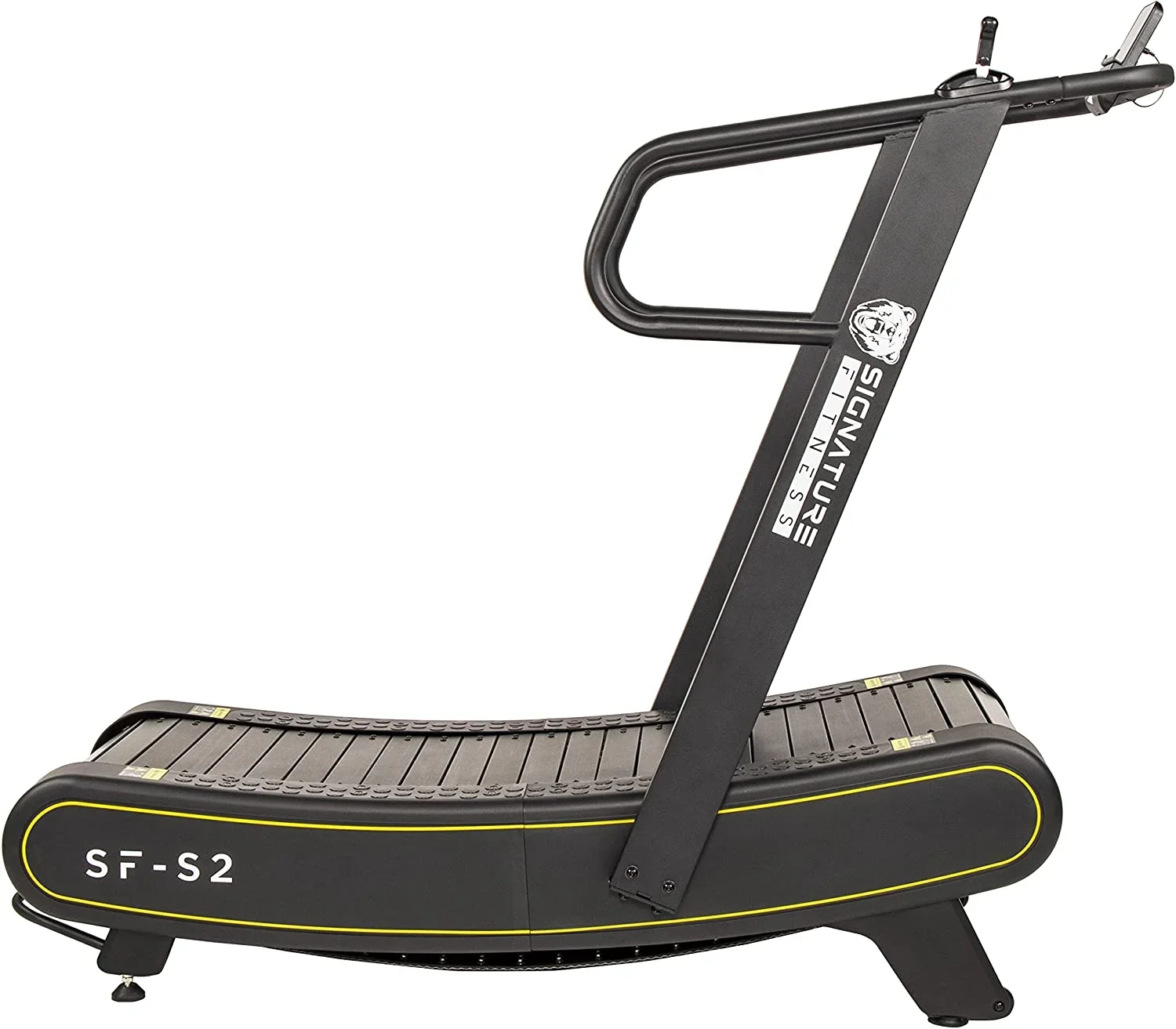 Signature Fitness SF-S2 Sprint Demon - Motorless Curved Sprint Treadmill with Adjustable Levels of Resistance - 300 lb Capacity