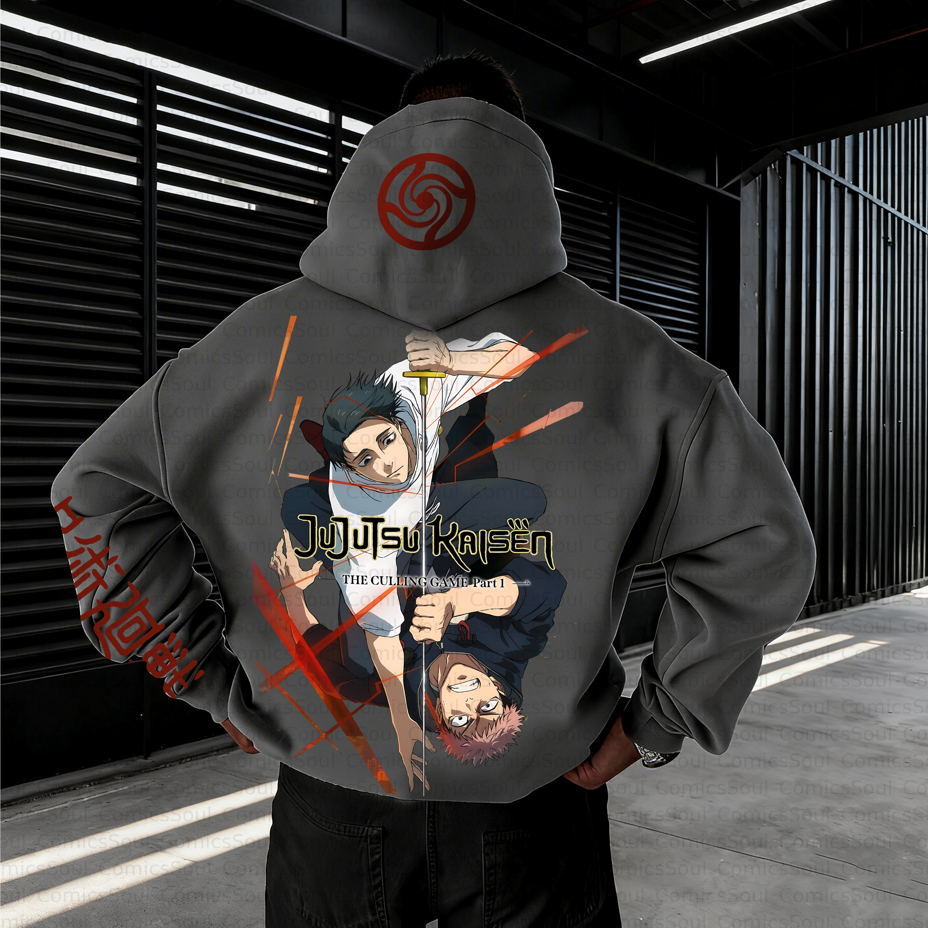 Unisex Anime Inspired Vintage Plush Hoodie