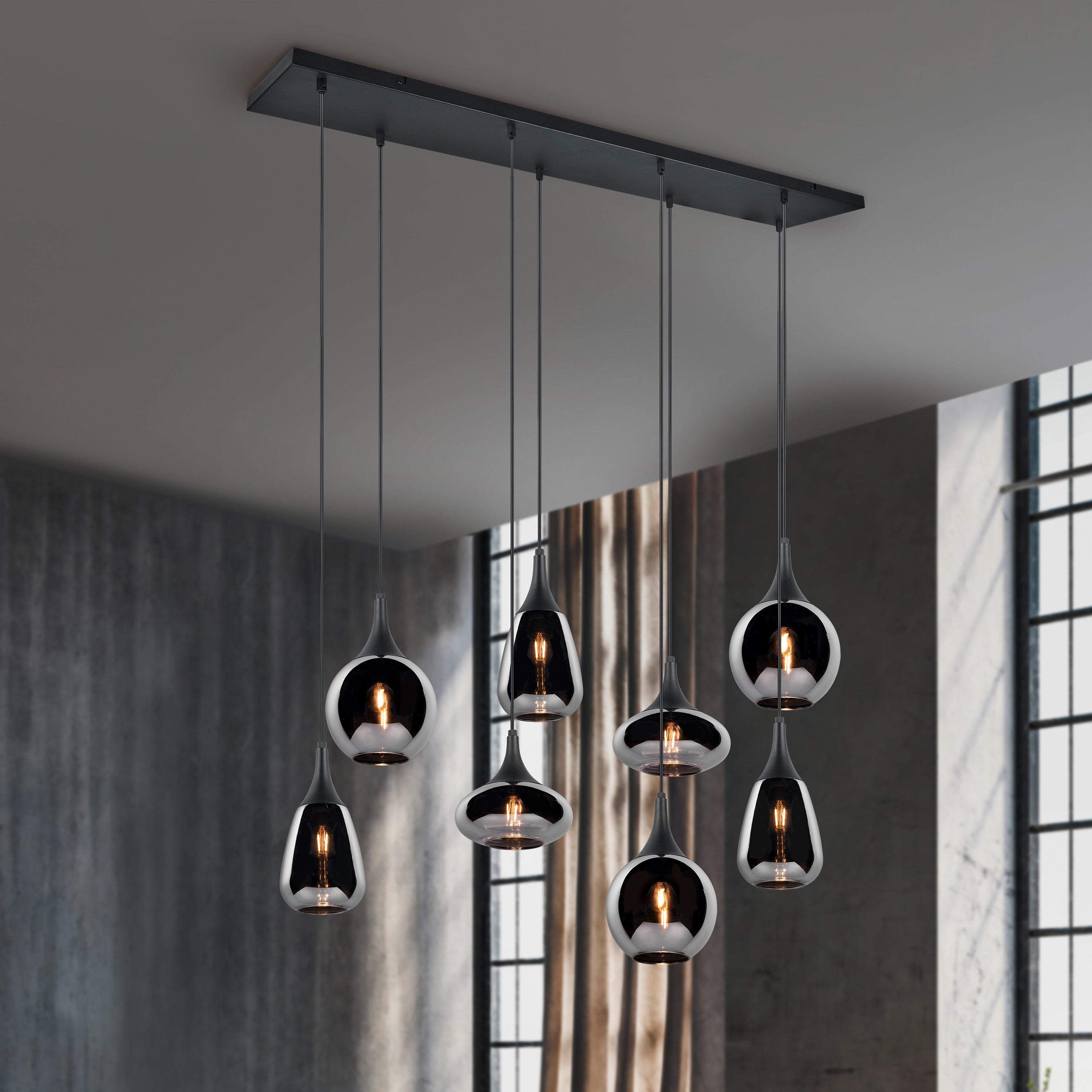 TRIO Lumina Hanglamp - 8x E27