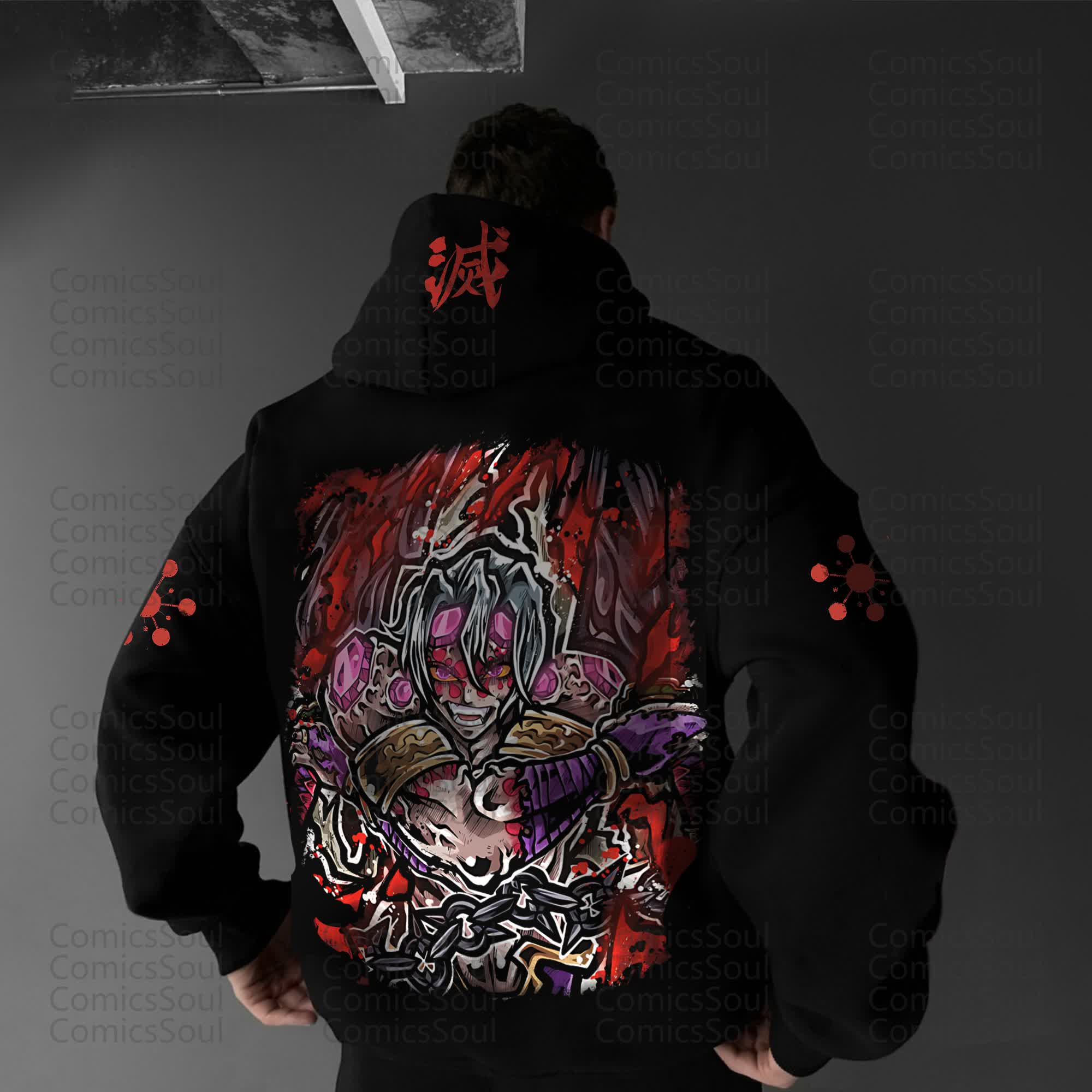 Unisex “Comicssoul” Anime Graphic Streetwear Vintage Hoodie
