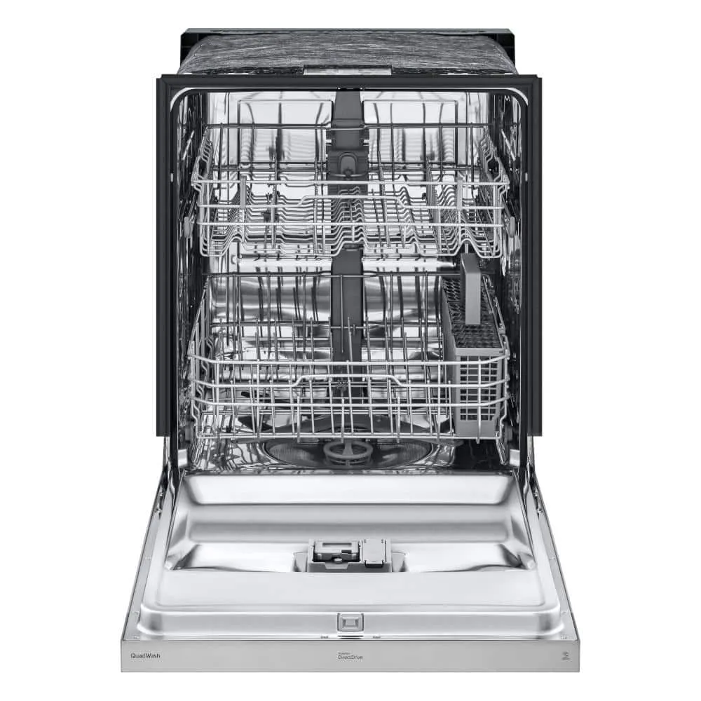 LG 24 in. in Stainless Steel Front Control Dishwasher with NeveRust Stainless Steel Tub and Dynamic Dry