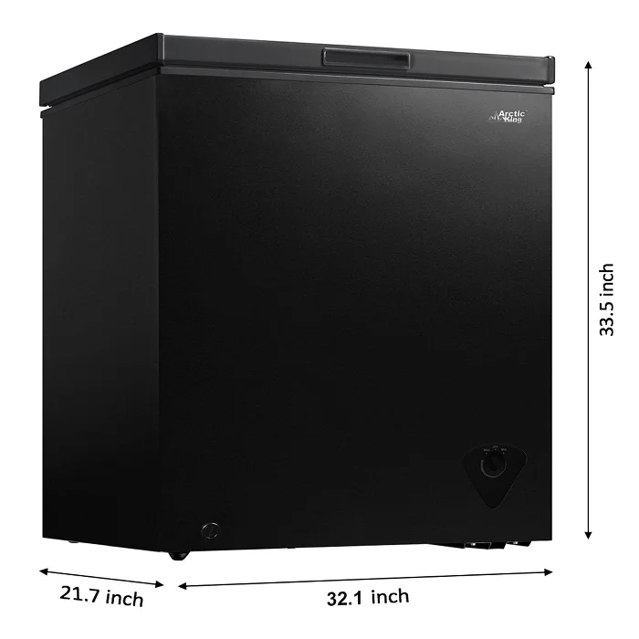 Arctic King 7 Cu ft Chest Freezer, Black - Image 2