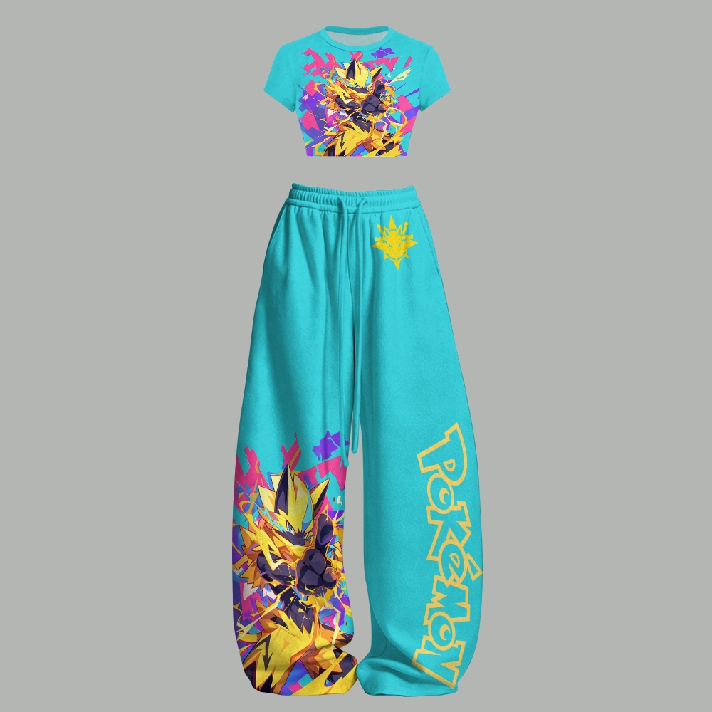 Pokémon T-Shirt  & Elasticated Trousers Two-Piece Set