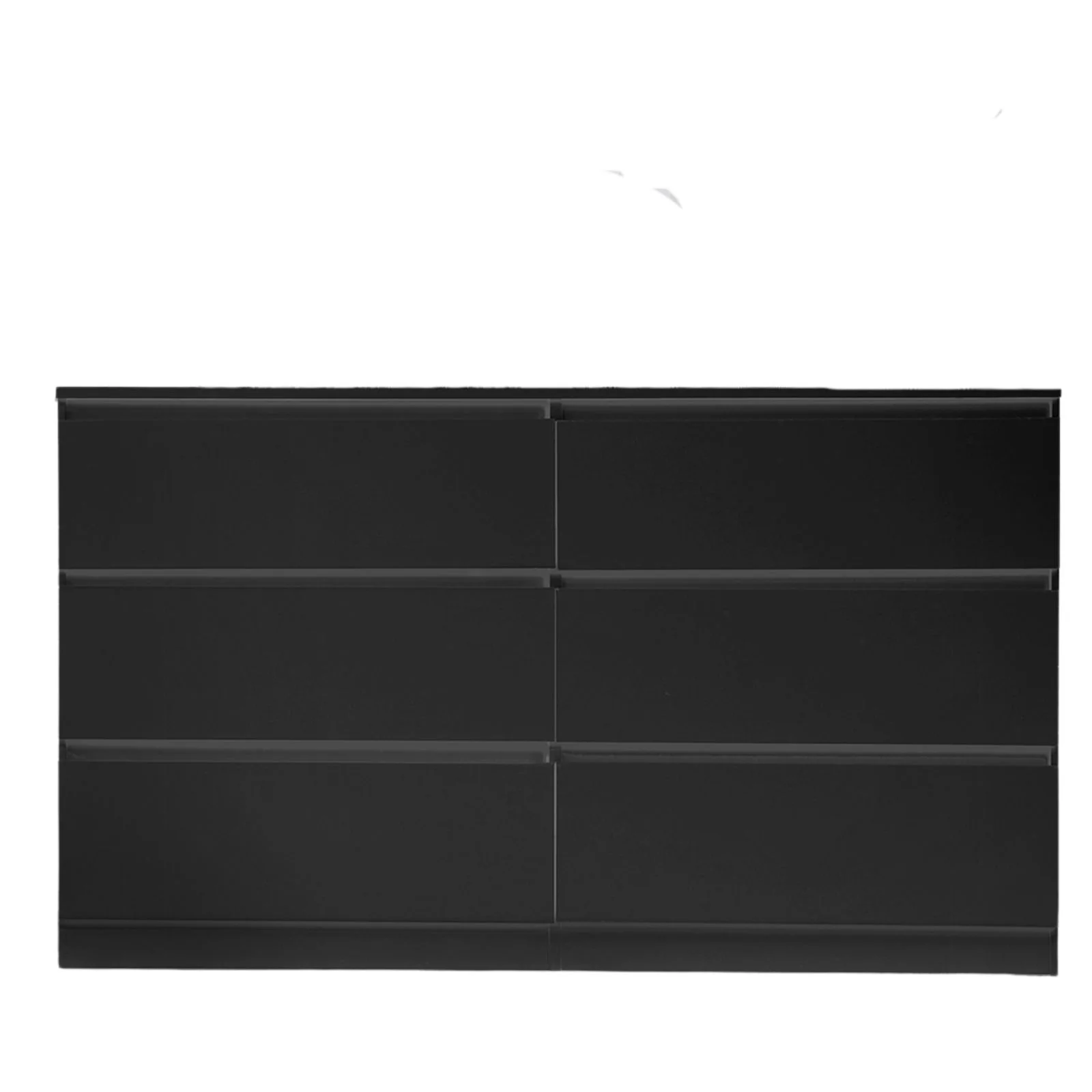 Ktaxon 6 Drawer Double Dresser Wood Dresser Storage Cabinet Drawer Organizer Chest Of Drawers, White - Image 33